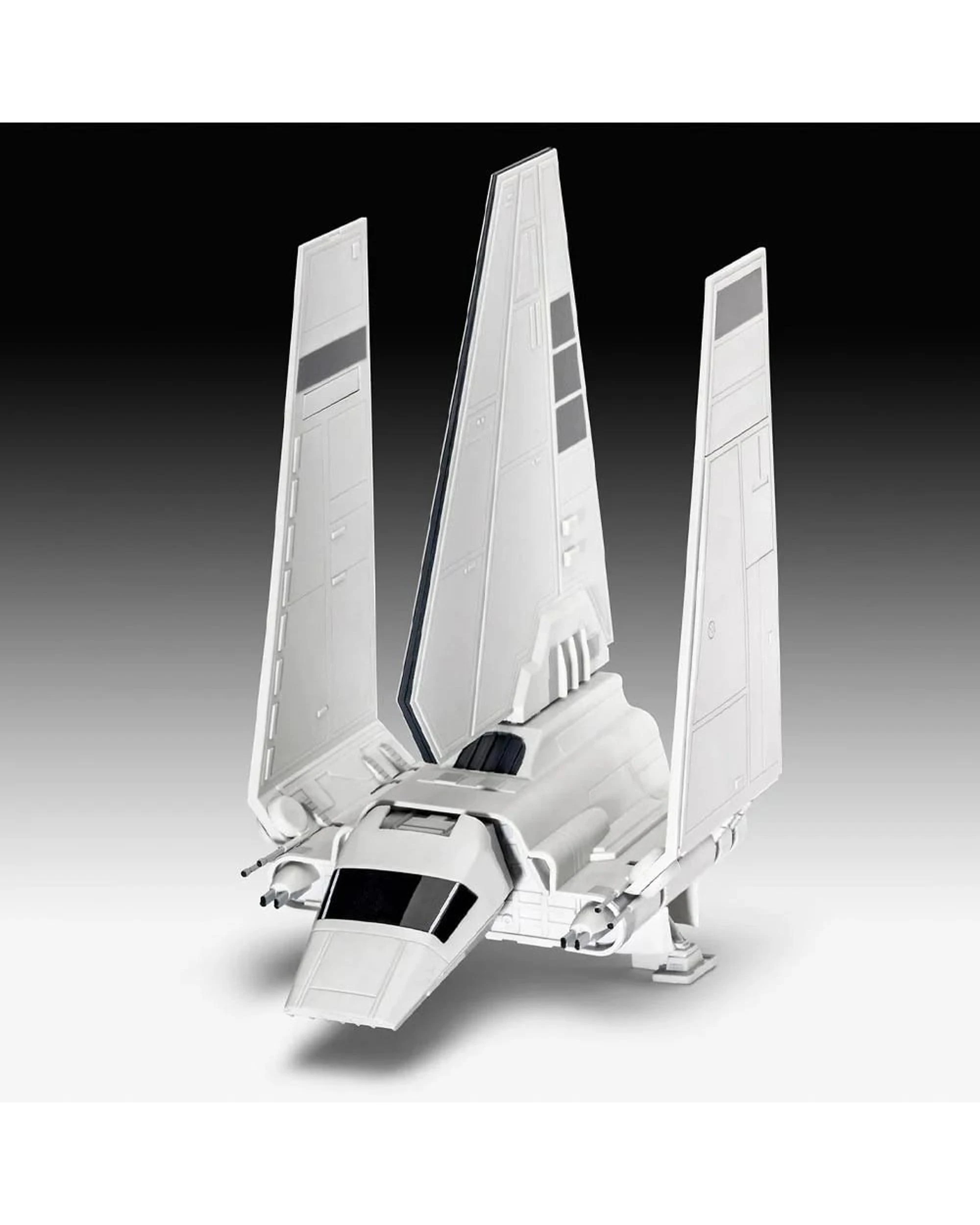 2 Revell Star Wars Return of the Jedi 40th Anniversary Imperial Shuttle Tydirium Gift Set 1:72 Scale Model Kit, 2 of 8