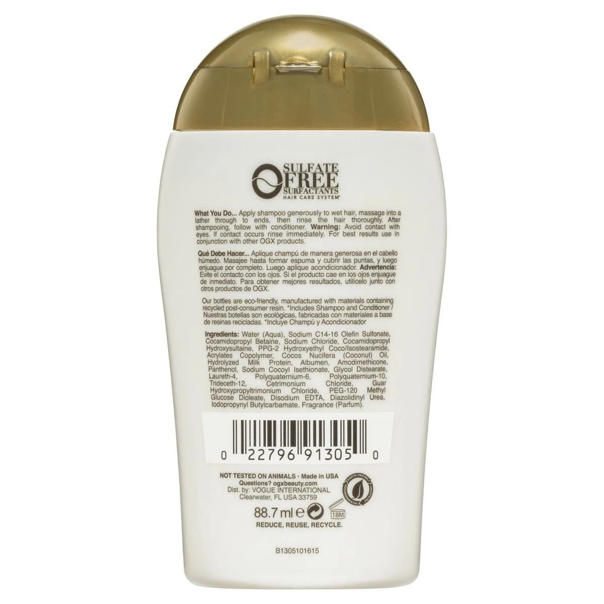 2 OGX Nourishing Shampoo 88.7ml - Coconut Milk, 2 of 7