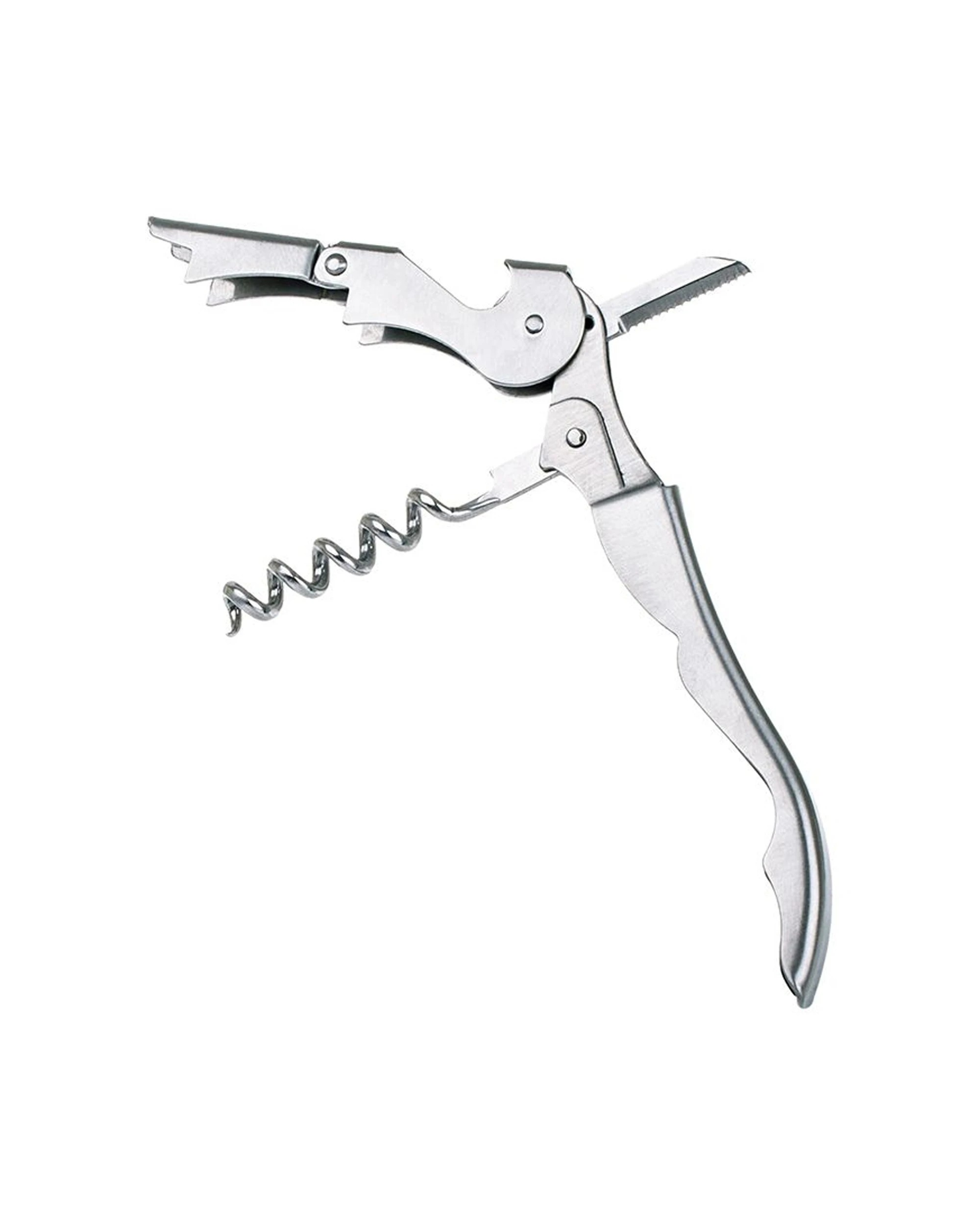 3 Bartender French-Style Stainless Steel Waiter's Corkscrew Model 7006 - Silver, 3 of 3