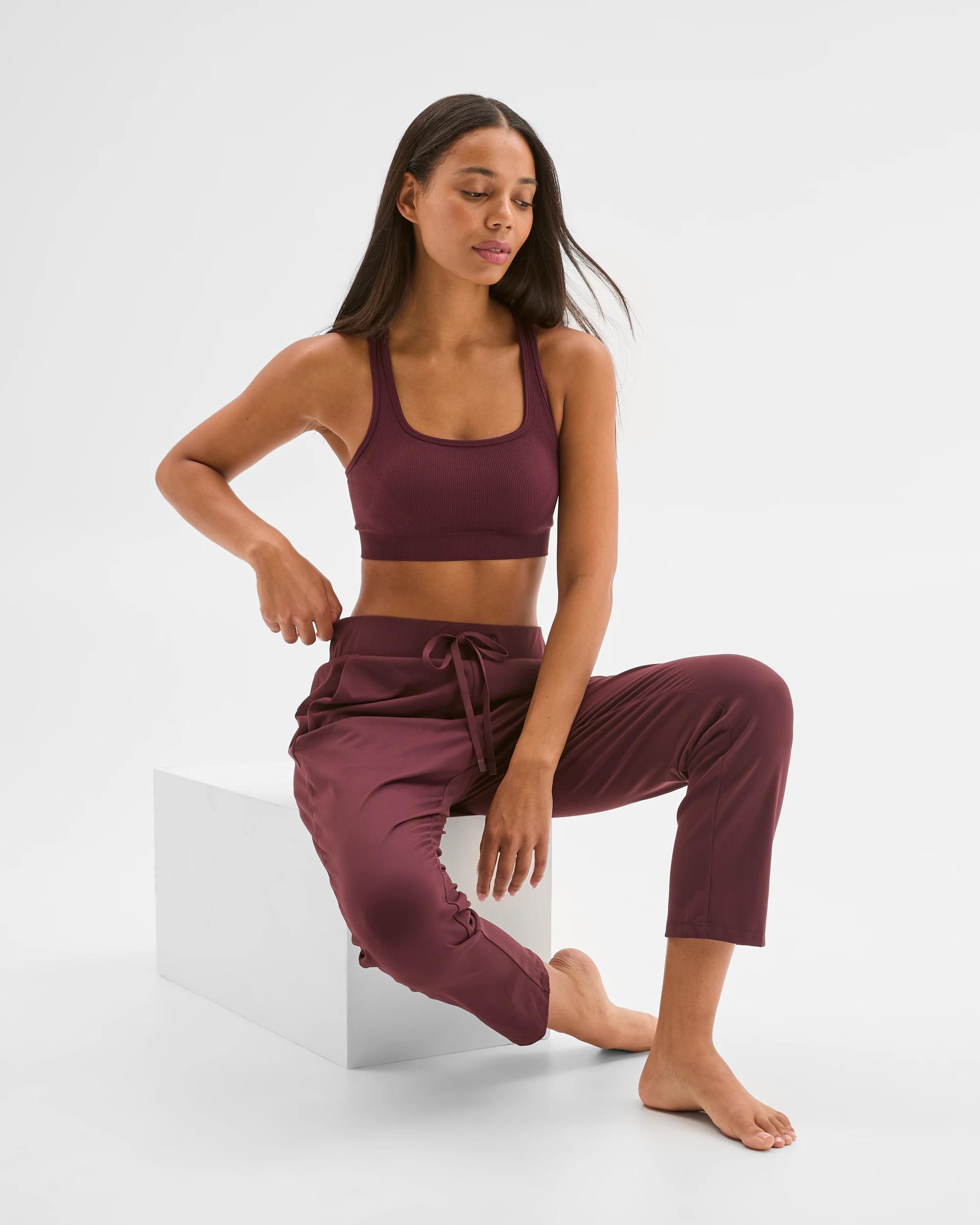 1 Target Active Studio Soft Travel Pants WINETASTING, 1 of 7
