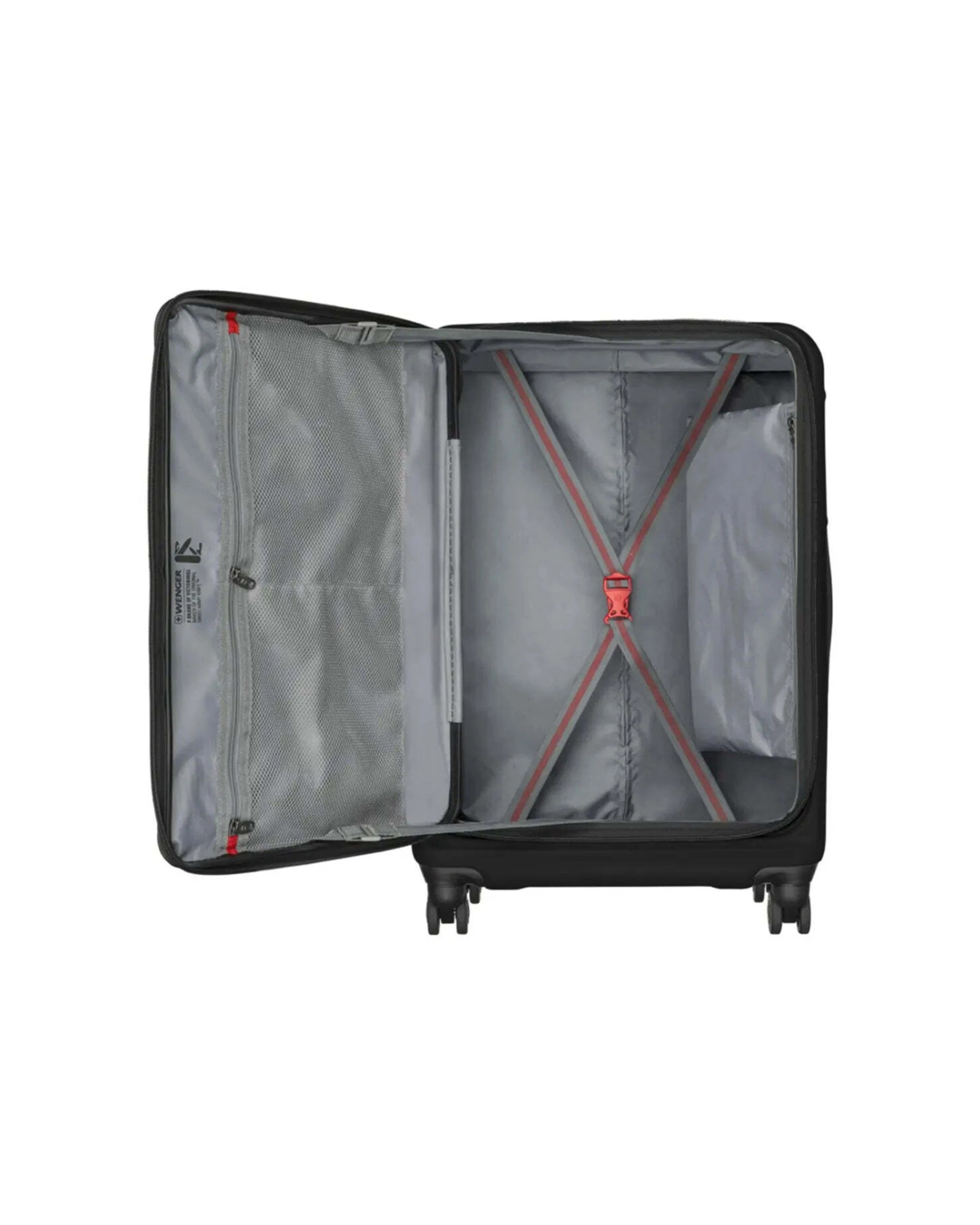 2 Wenger Amplix Hardside 69 cm Medium Suitcase With Travel Sentry Lock - Black, 2 of 9
