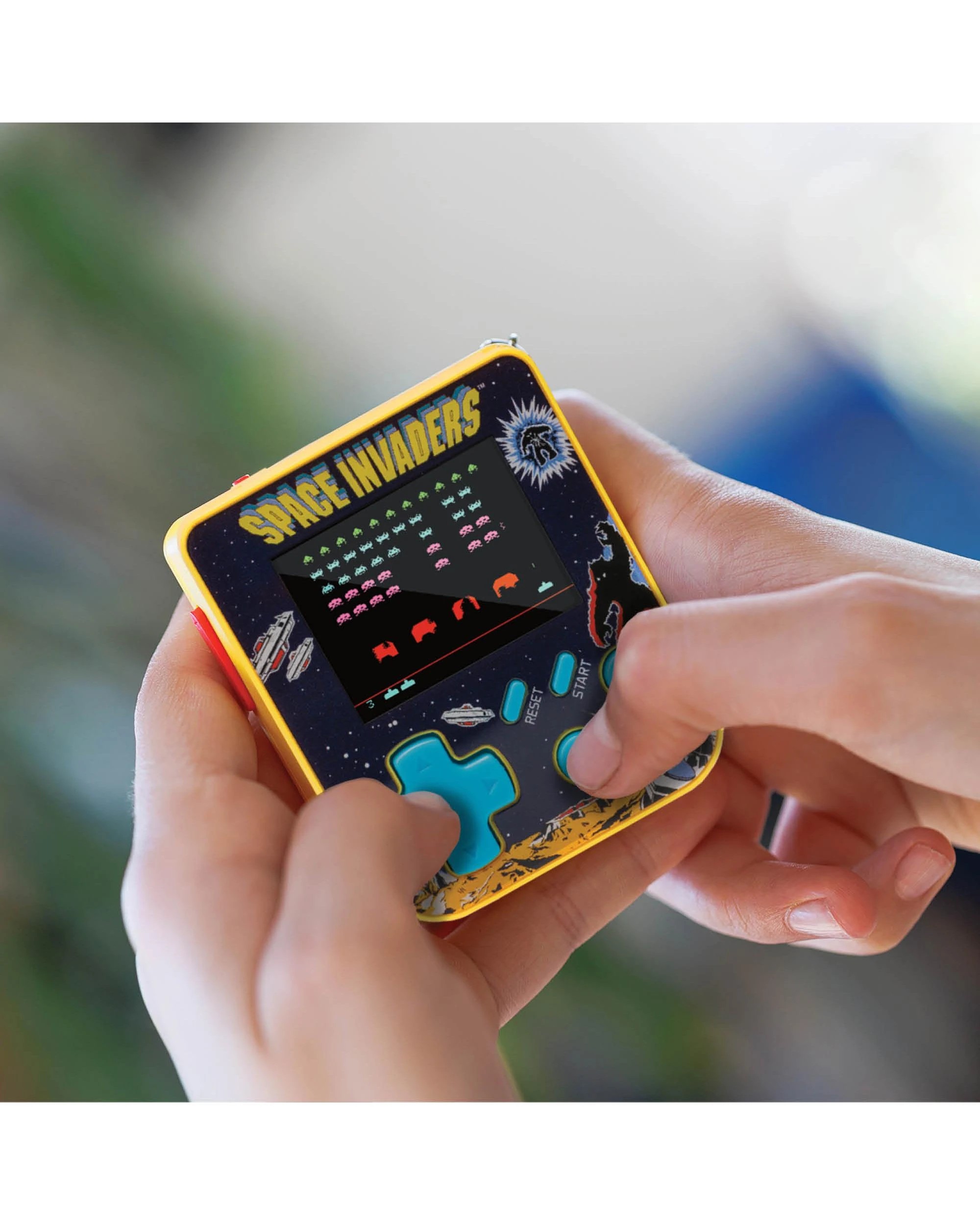 5 Super Micro Space Invaders Gamer Keychain, 5 of 5