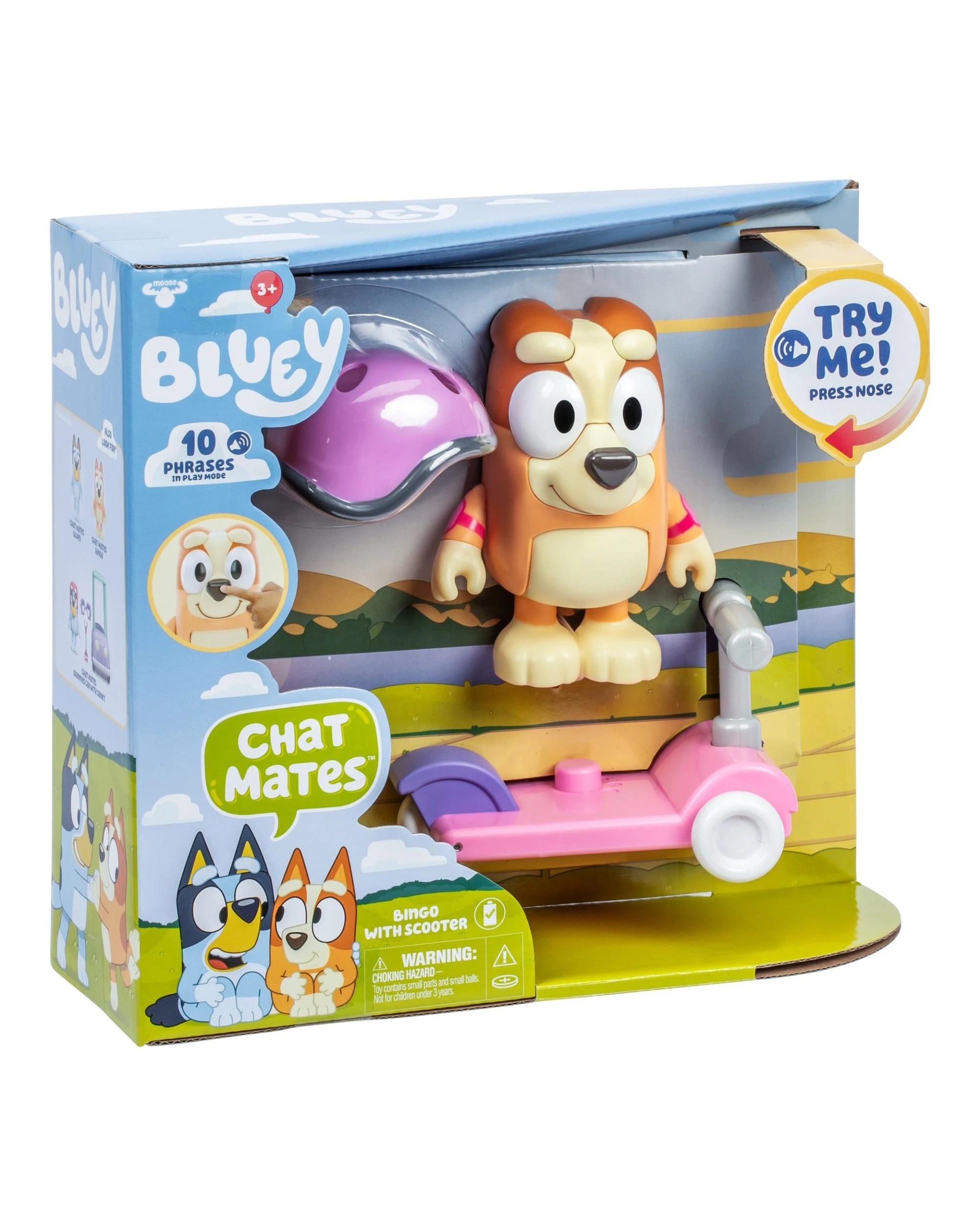Bluey Chat Mates Bingo and Scooter Action Figure - Kmart