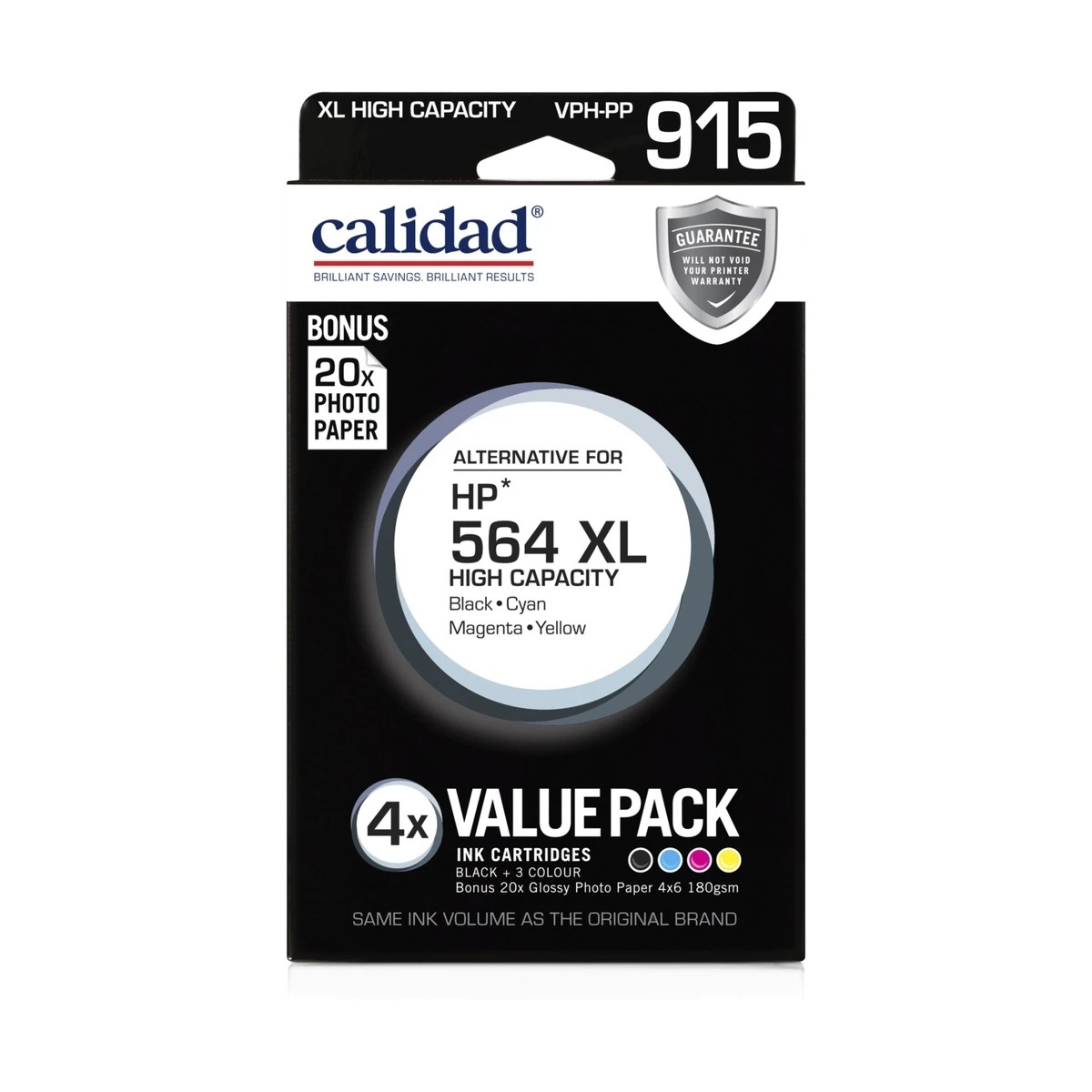 1 4 Pack Calidad High Capacity VPH-PP 915 Ink Cartridges, 1 of 7