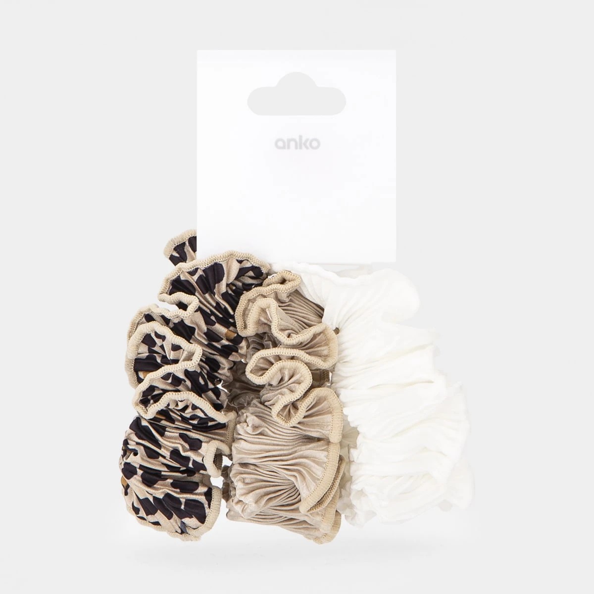 5 3 Pack Crinkle Hair Scrunchies, 5 of 5
