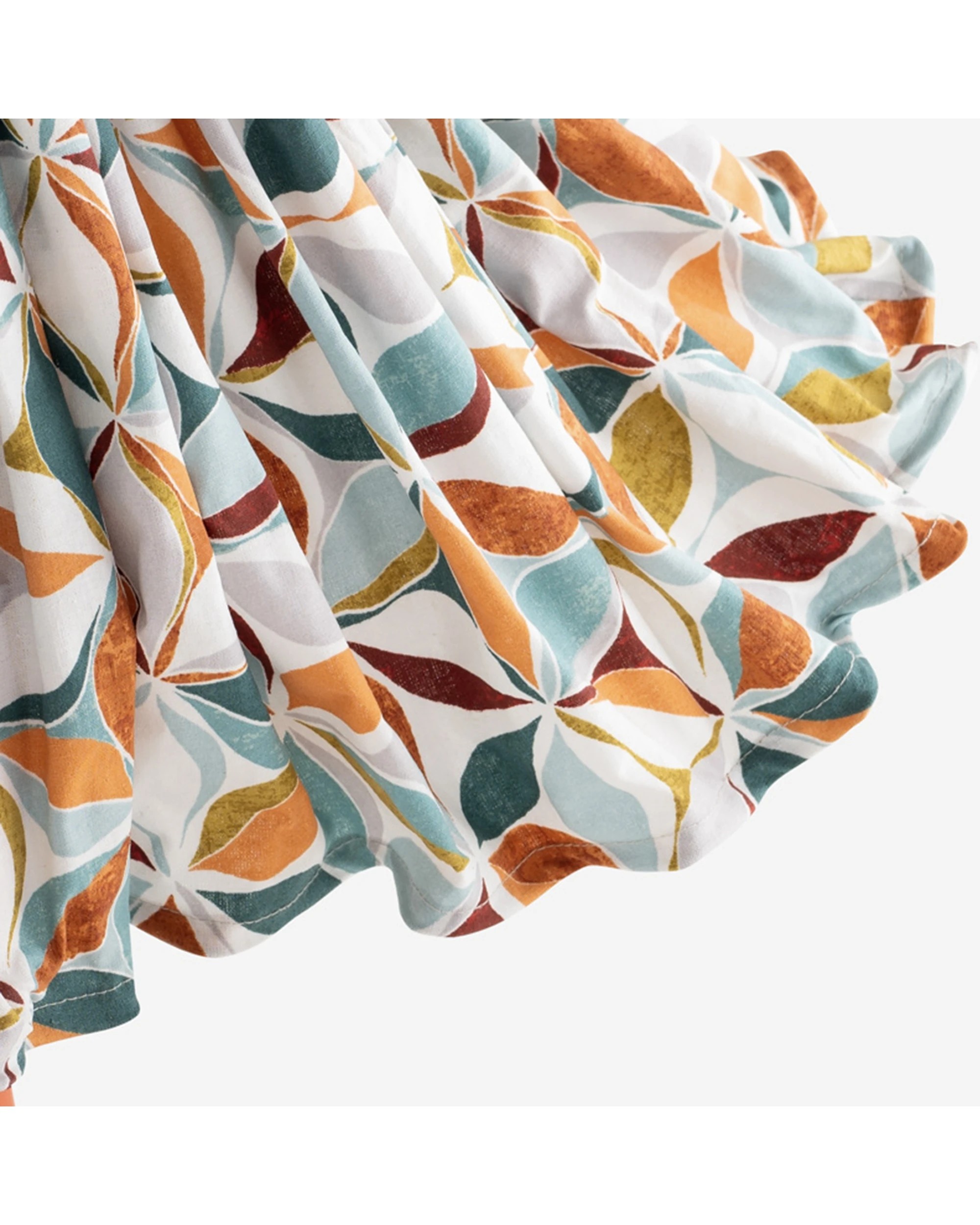 3 Skitso Girl Lamp Wooden Base Fabric Detailing Novelty Decor Accent Lamp Teal - Multi, 3 of 4
