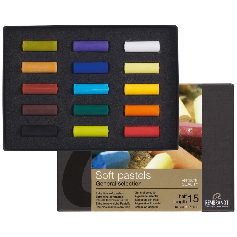 1 Rembrandt Soft Pastels Short 15 Pack, 1 of 1