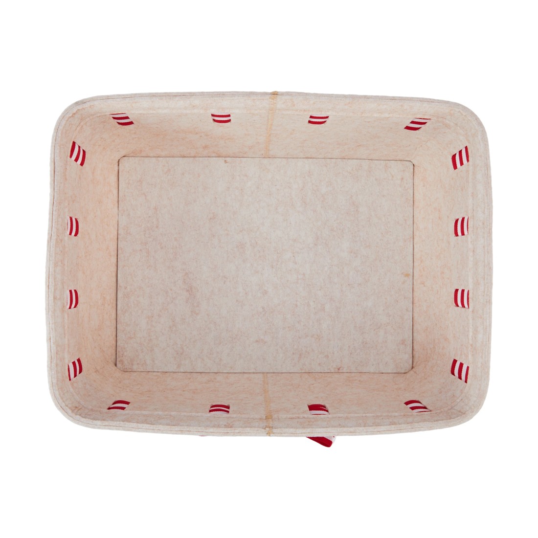 5 Christmas Felt Basket with Bow, 5 of 5