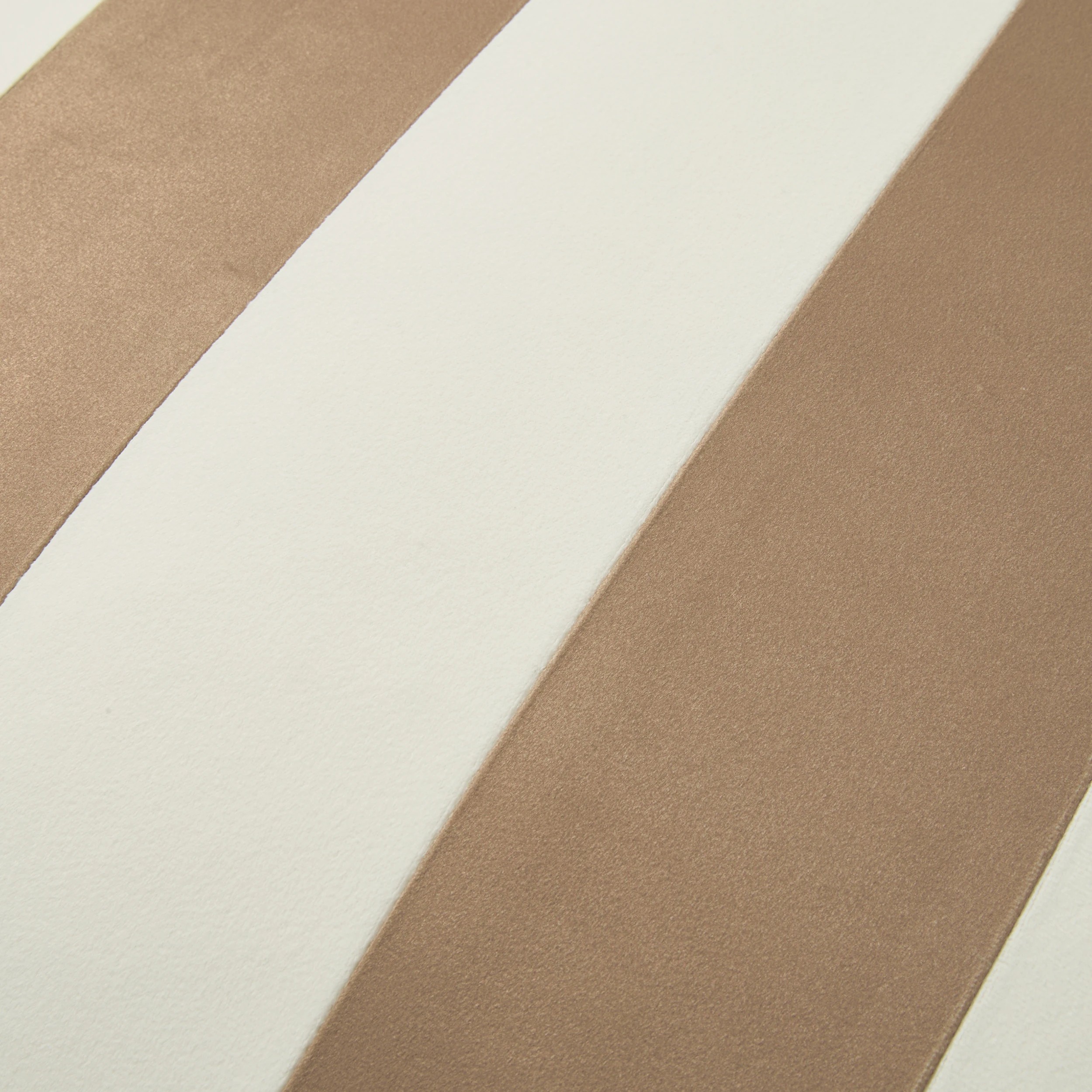 5 60cm Stripe Velvet Cushion Cover - White and Mocha, 5 of 6
