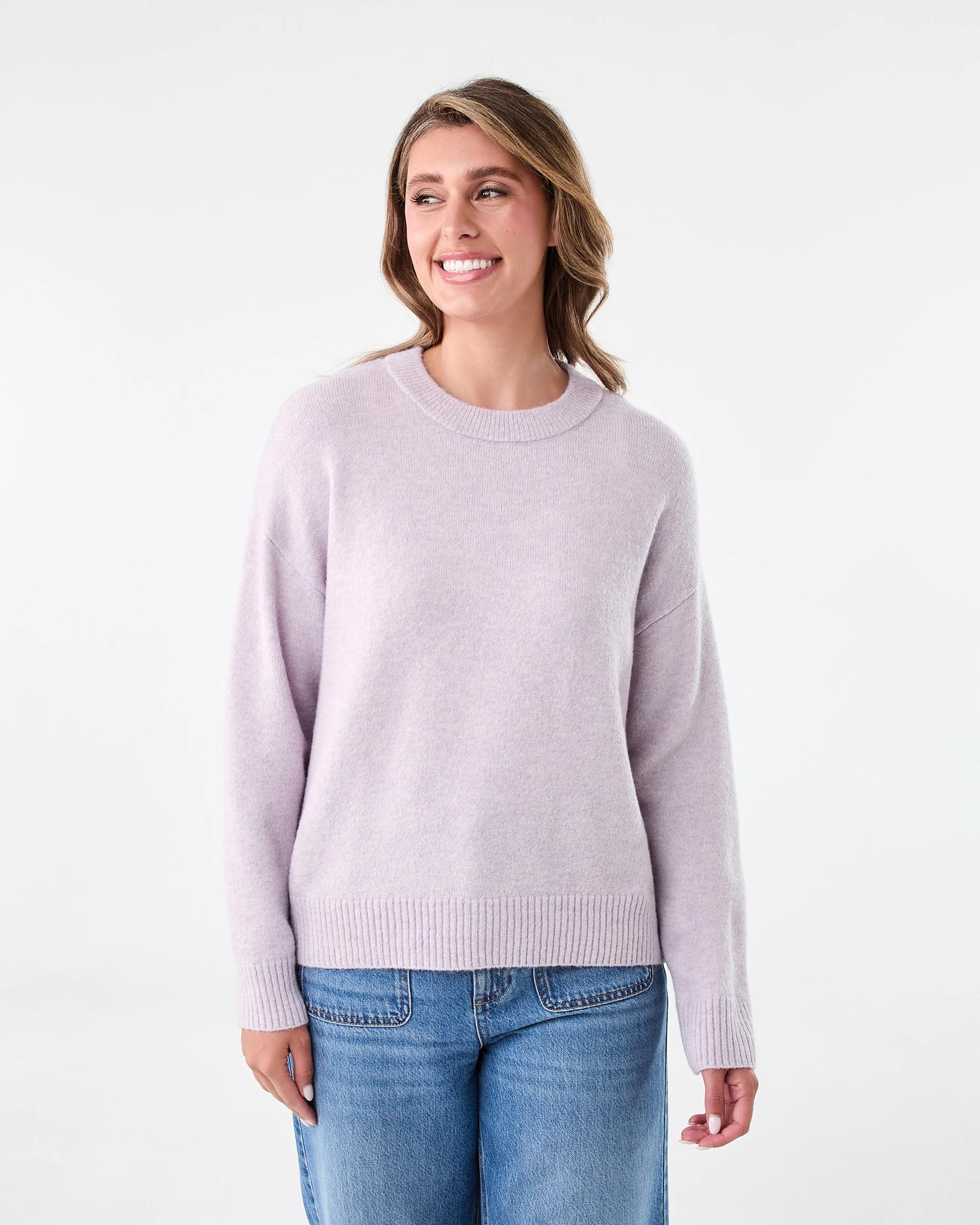 1 Relaxed Jumper Soft Prpl, 1 of 6
