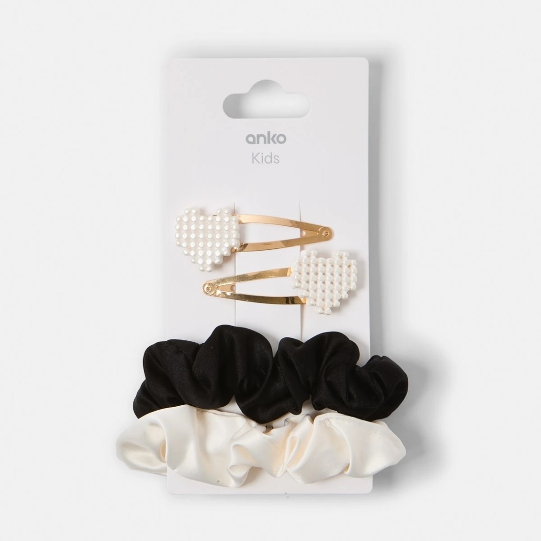 3 4 Pack Faux Pearl Set - White, Black and Gold Tone, 3 of 3