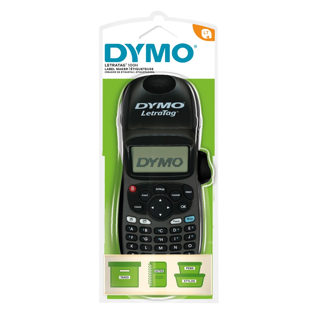 1 Dymo LetraTag 100H Handheld Label Maker - Black, 1 of 7
