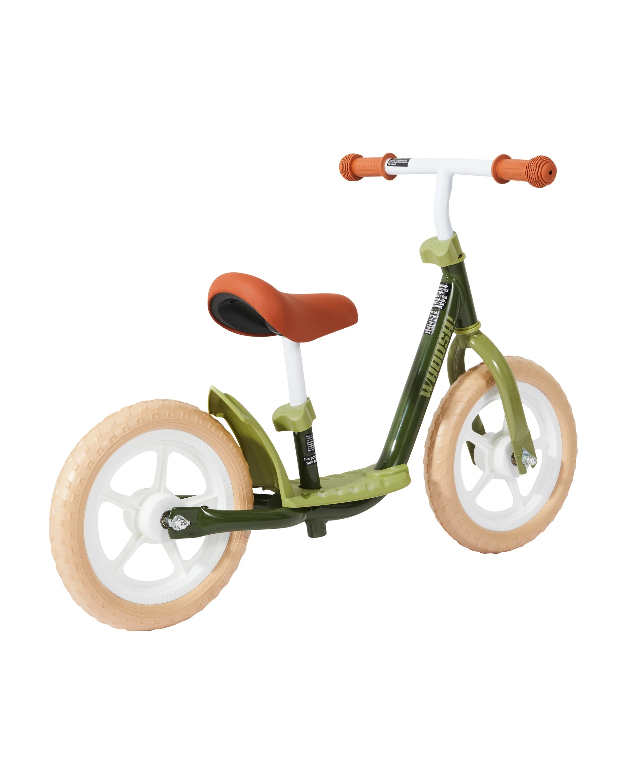 6 30cm Whoosh Balance Bike - Green, 6 of 8
