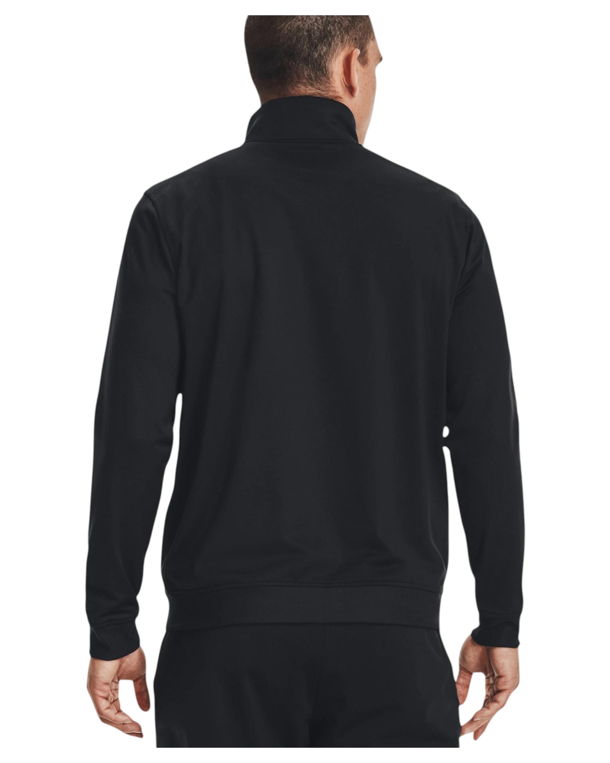 4 Under Armour Mens Ua Sportstyle Tricot Jacket Active Sweatshirt Black Black, 4 of 6