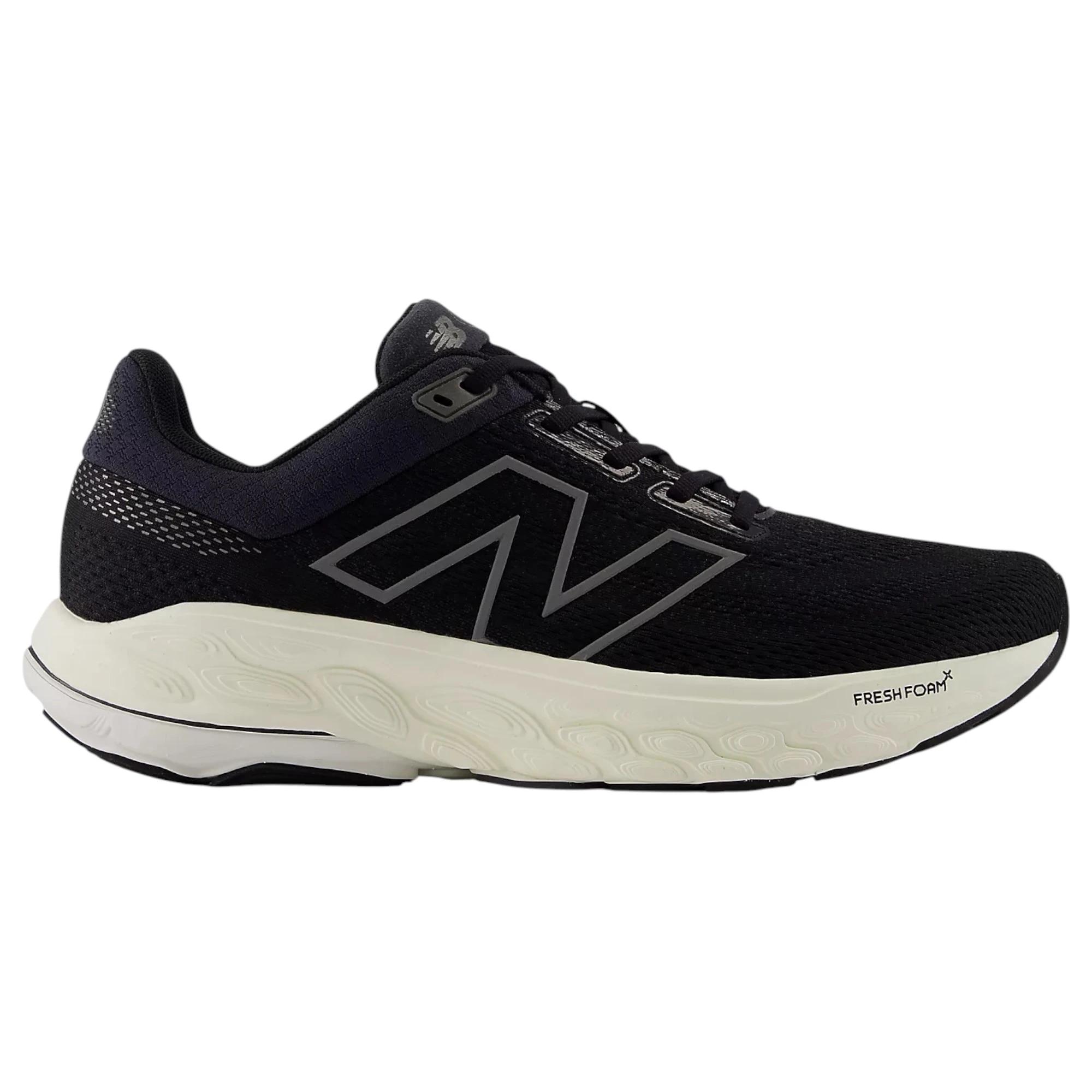 4 New Balance Mens Fresh Foam X 860v14 Black/ White Athletic Shoes BLACK/WHITE, 4 of 5