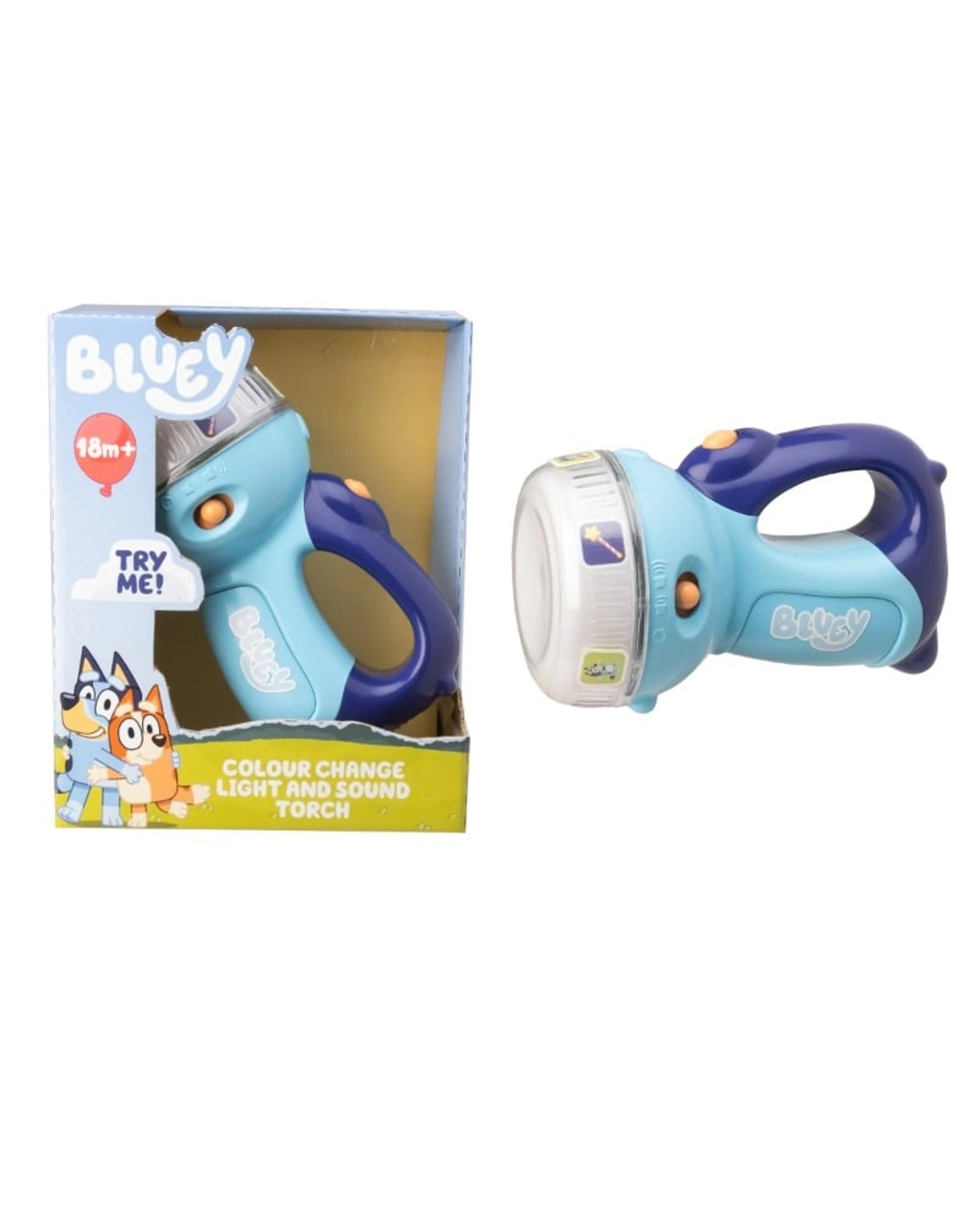 1 Bluey Colour Change Light and Sound Torch, 1 of 5