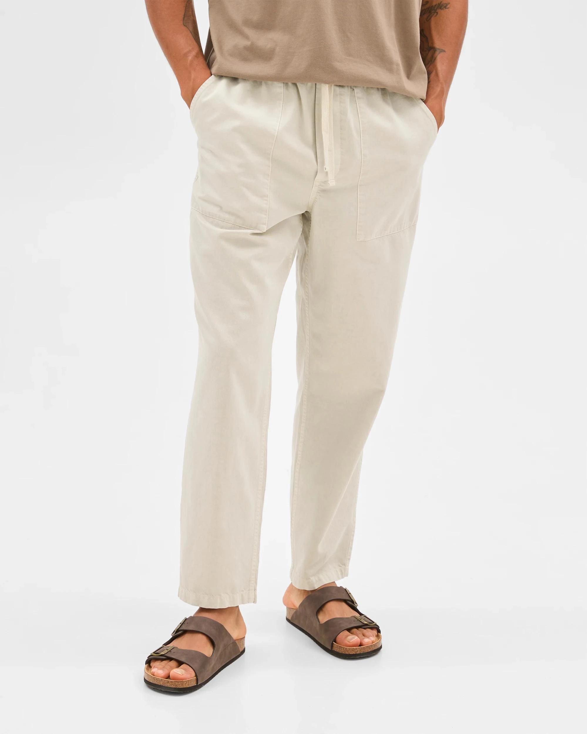 3 Target Australian Cotton Blend Beach Pants LIGHT STONE, 3 of 6