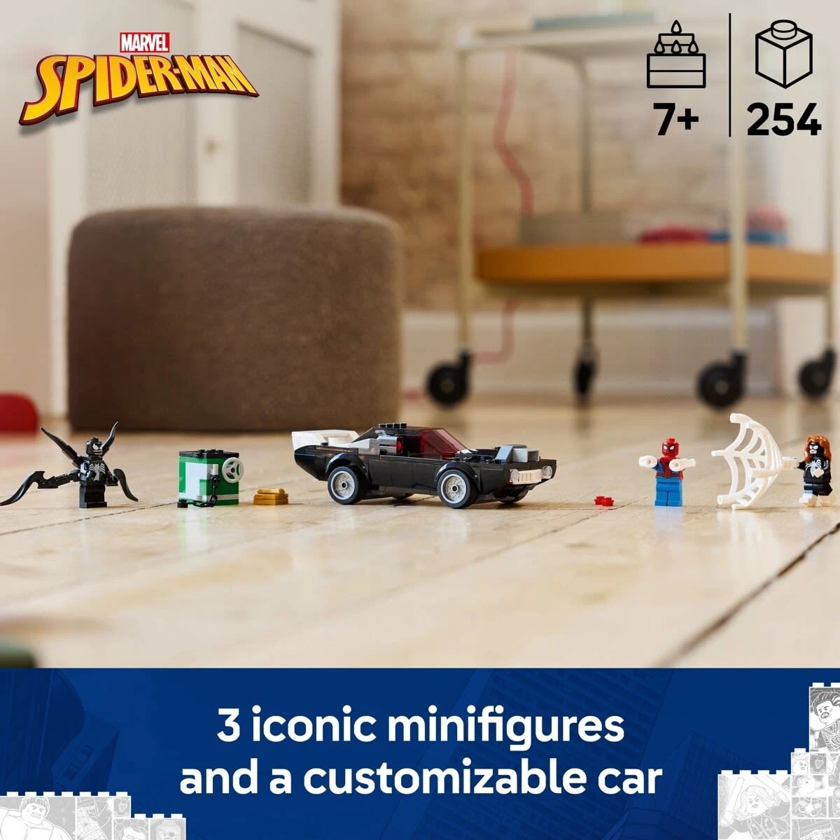 4 LEGO Marvel Spider-Man vs. Venom Muscle Car 76309, 4 of 9