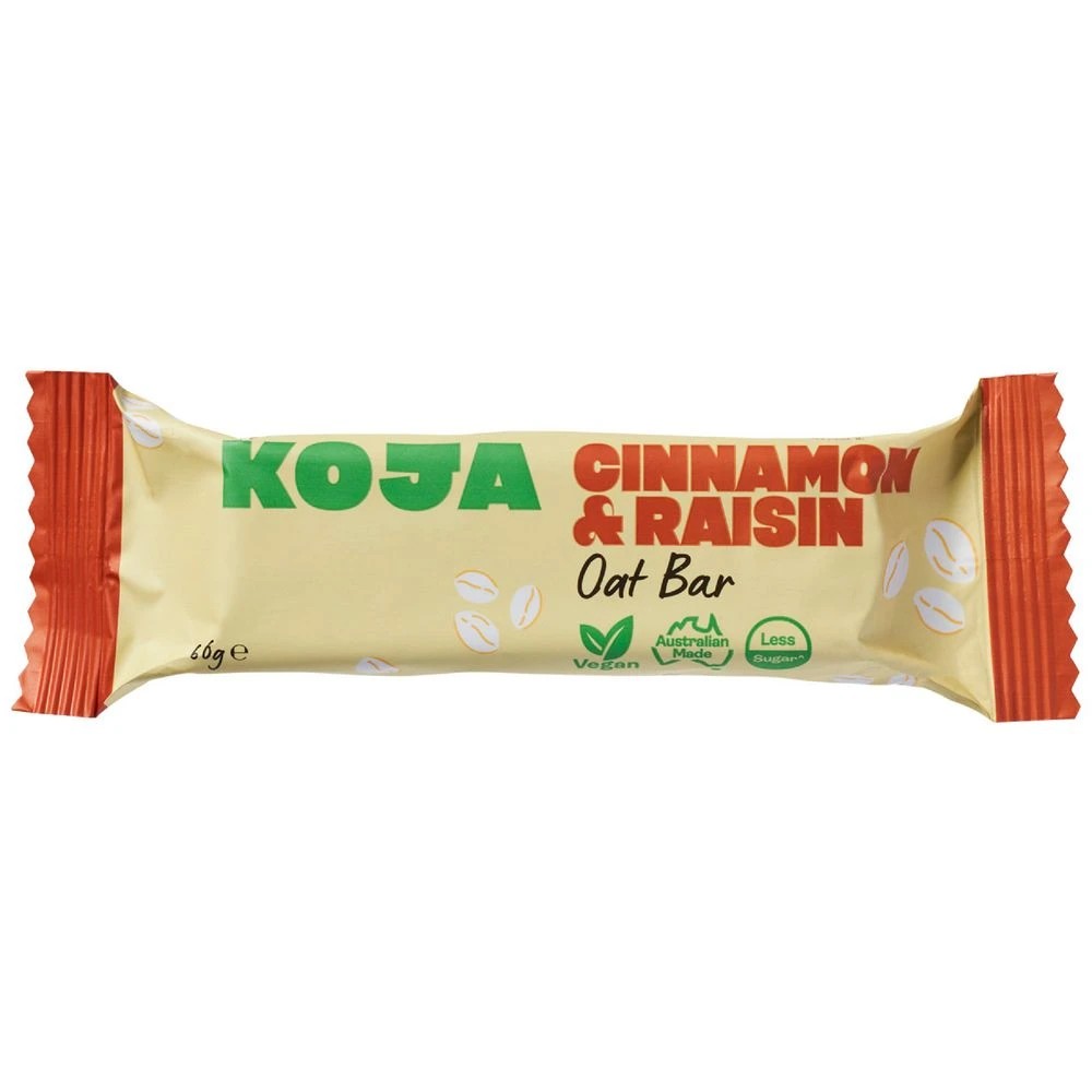 1 Koja Oat Bar Cinnamon Raisin 60g, 1 of 3