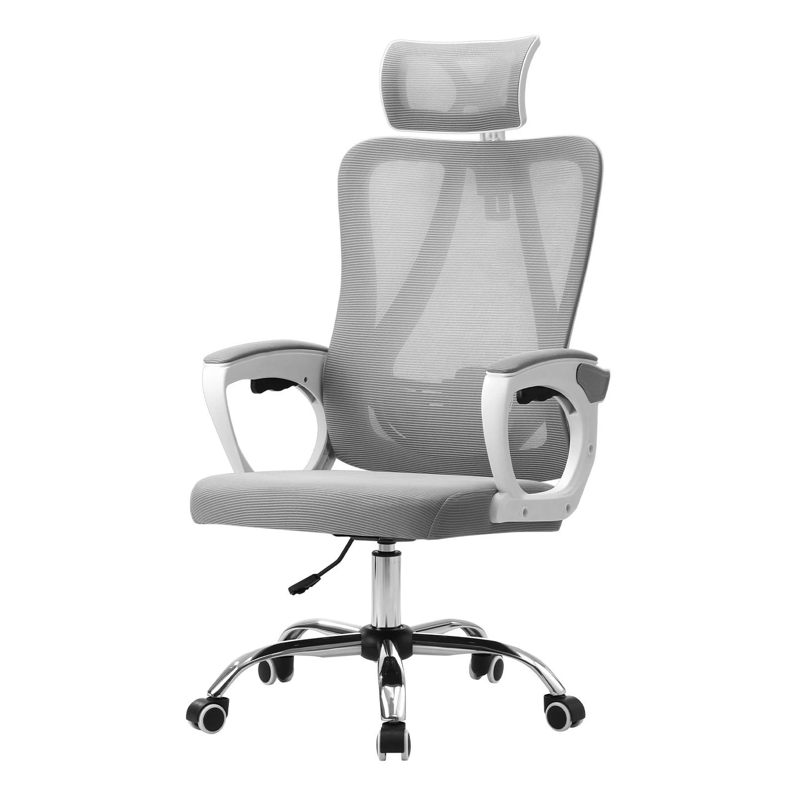 1 Oikiture Mesh Office Chair Adjustable Lumbar Support Reclining
 - White, 1 of 10