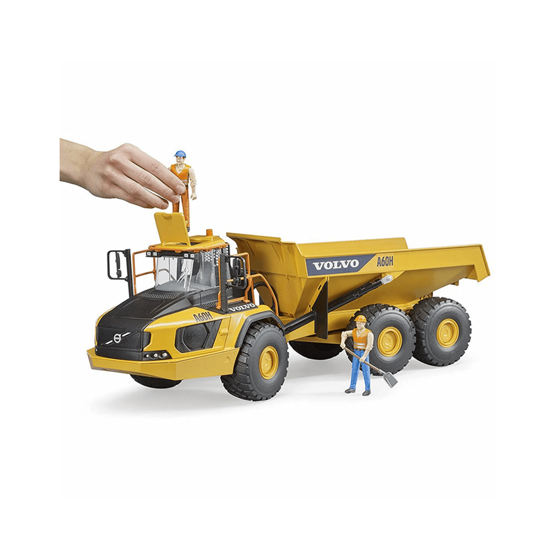 6 Bruder 1 16 Volvo A60h Construction Hauler Toy Dump Truck Yellow 3 Years - Yellow, 6 of 9