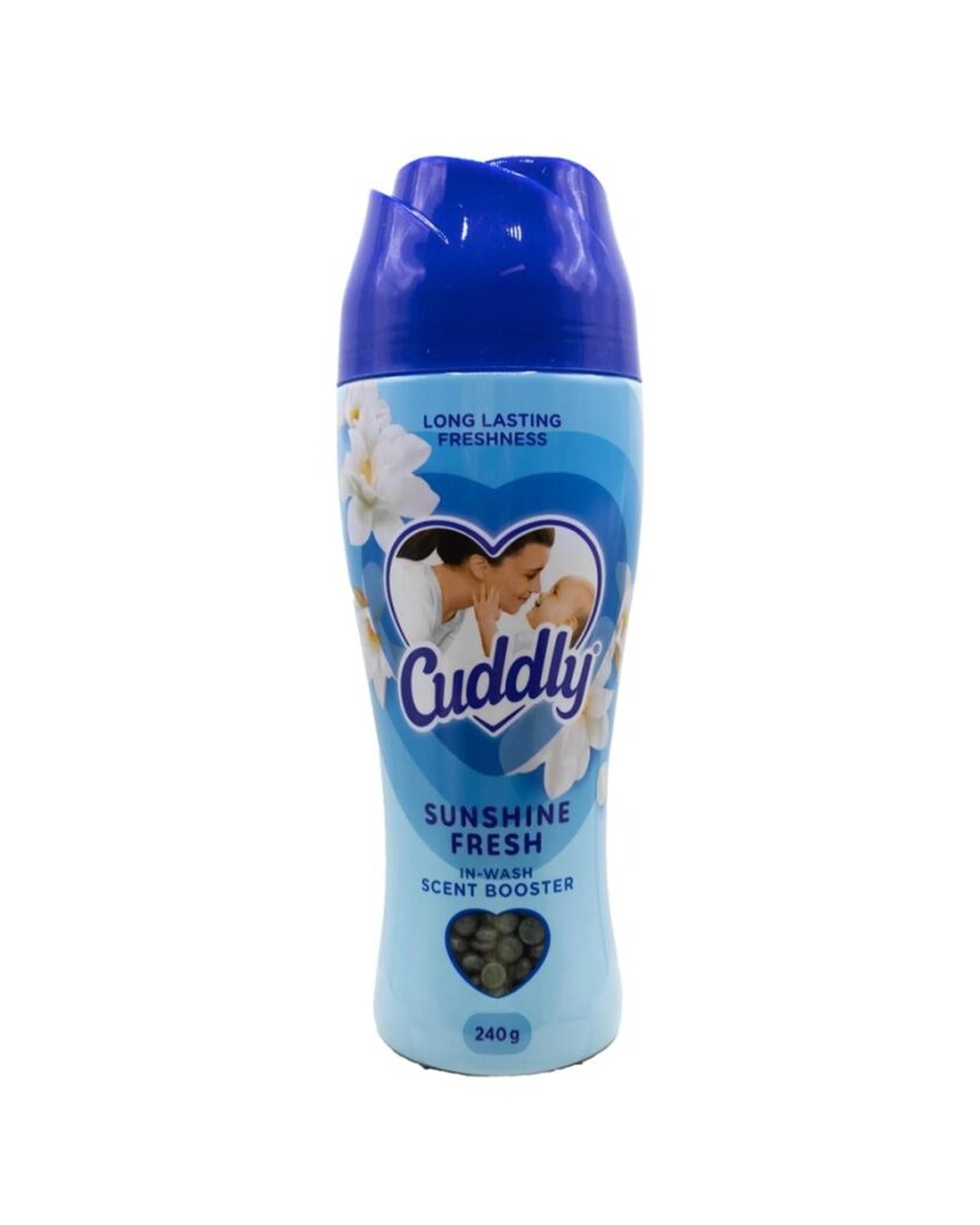 2 Cuddly 3PK In Wash Scent Booster Pellets Sunshine Fresh Tropical Fragrance - Blue, 2 of 3