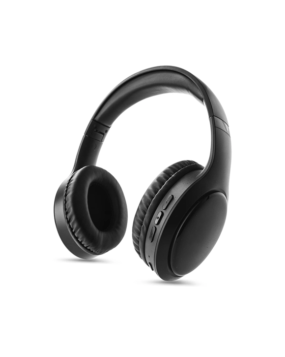 Bluetooth Over-Ear Padded Headphones - Black