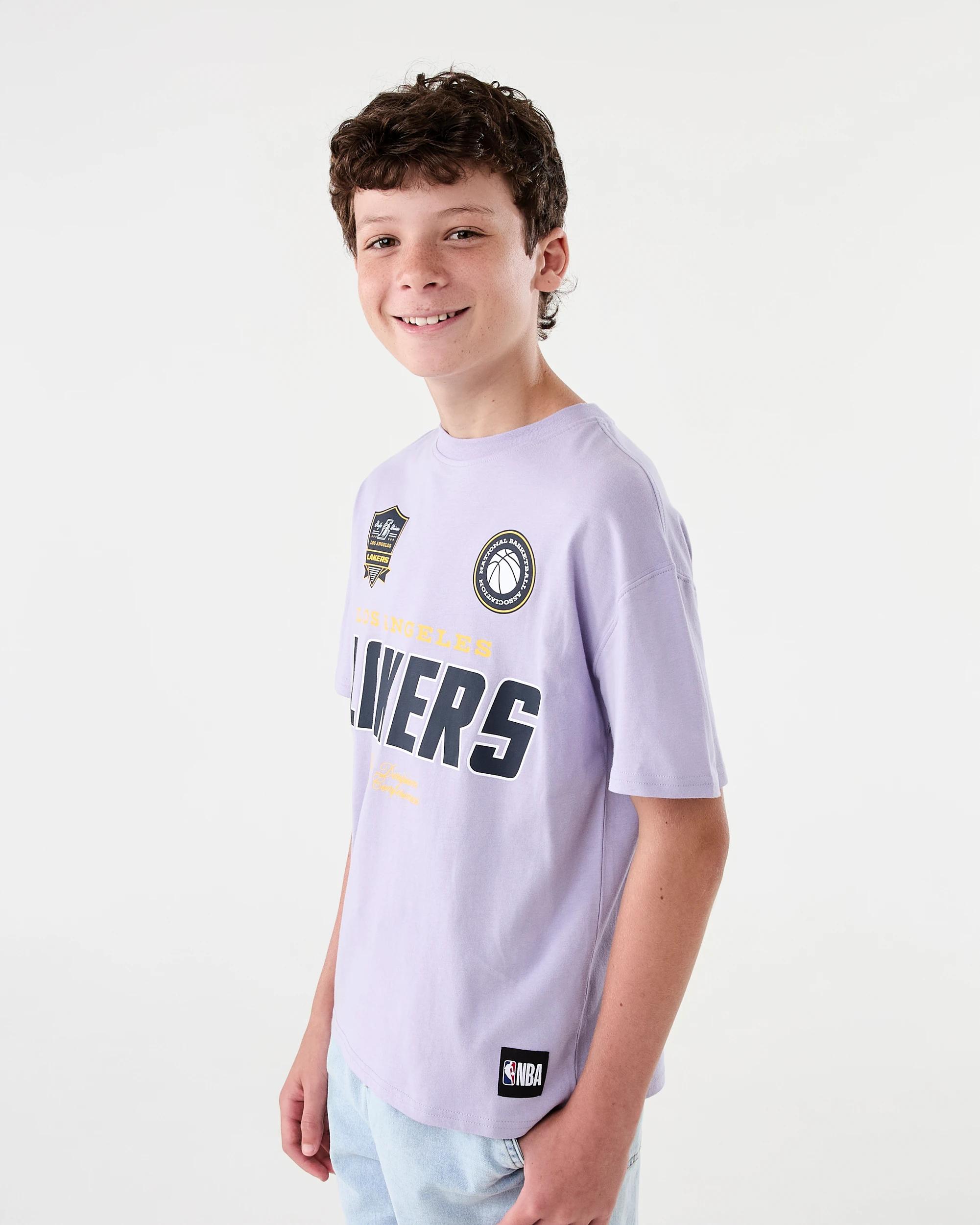2 Official NBA Kids T-shirt Lkrs 7d5f, 2 of 9