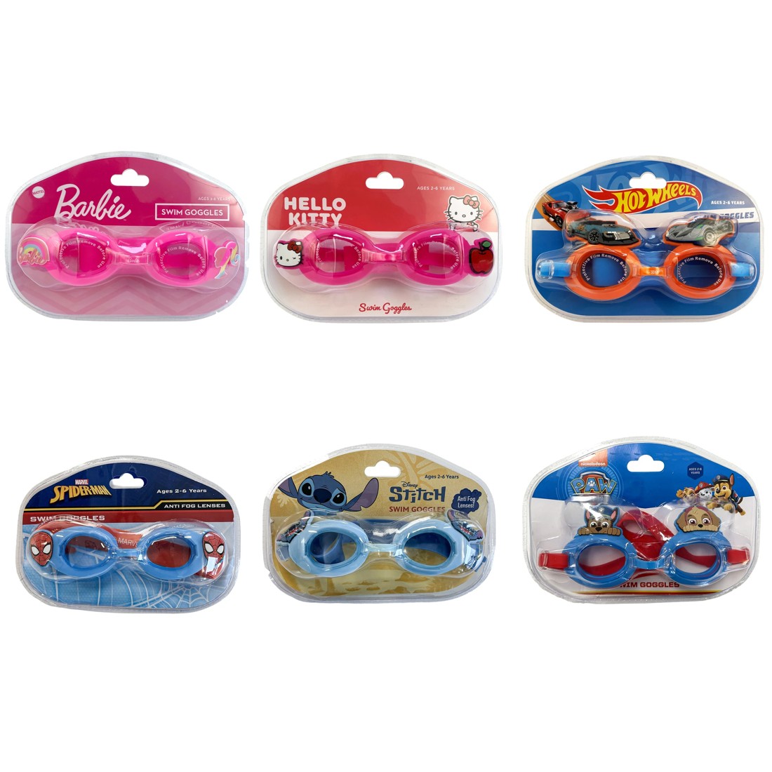 1 Kids License Swim Goggles - Assorted, 1 of 8