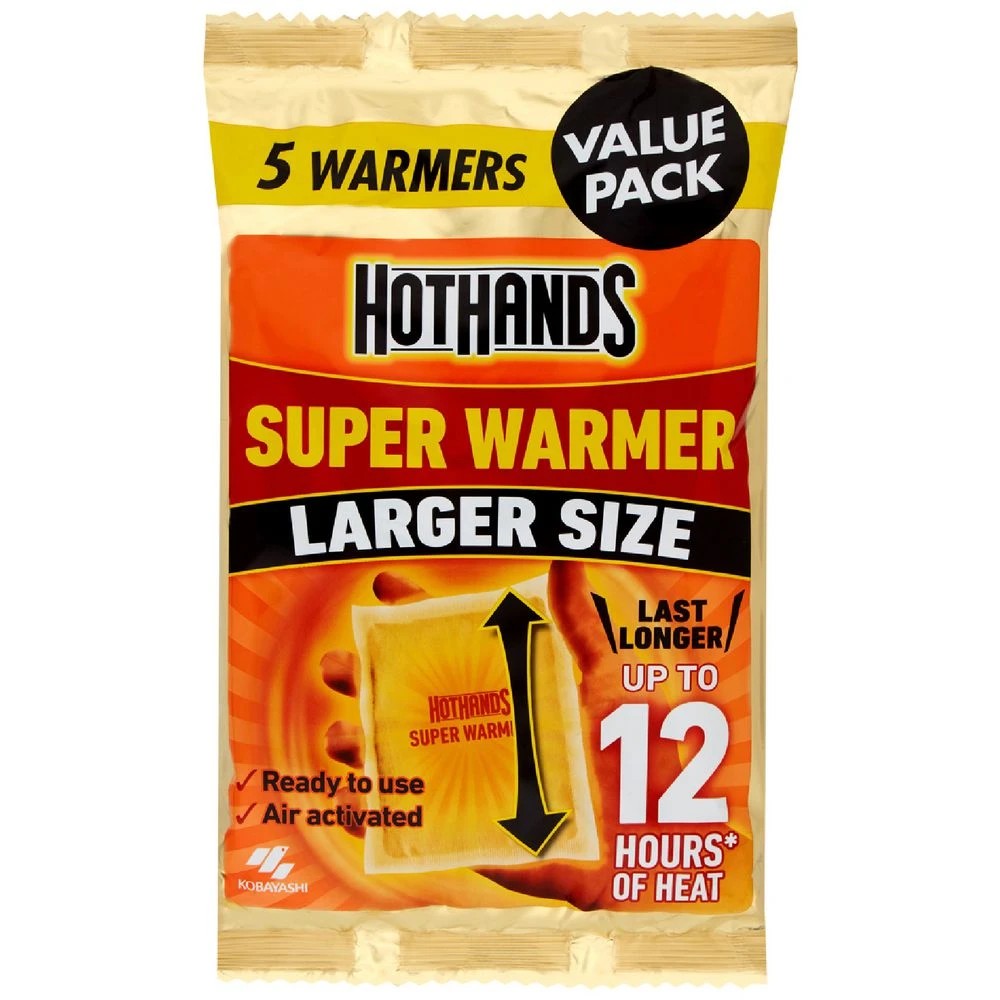 1 HotHands Super Warmer 5 Pack, 1 of 2