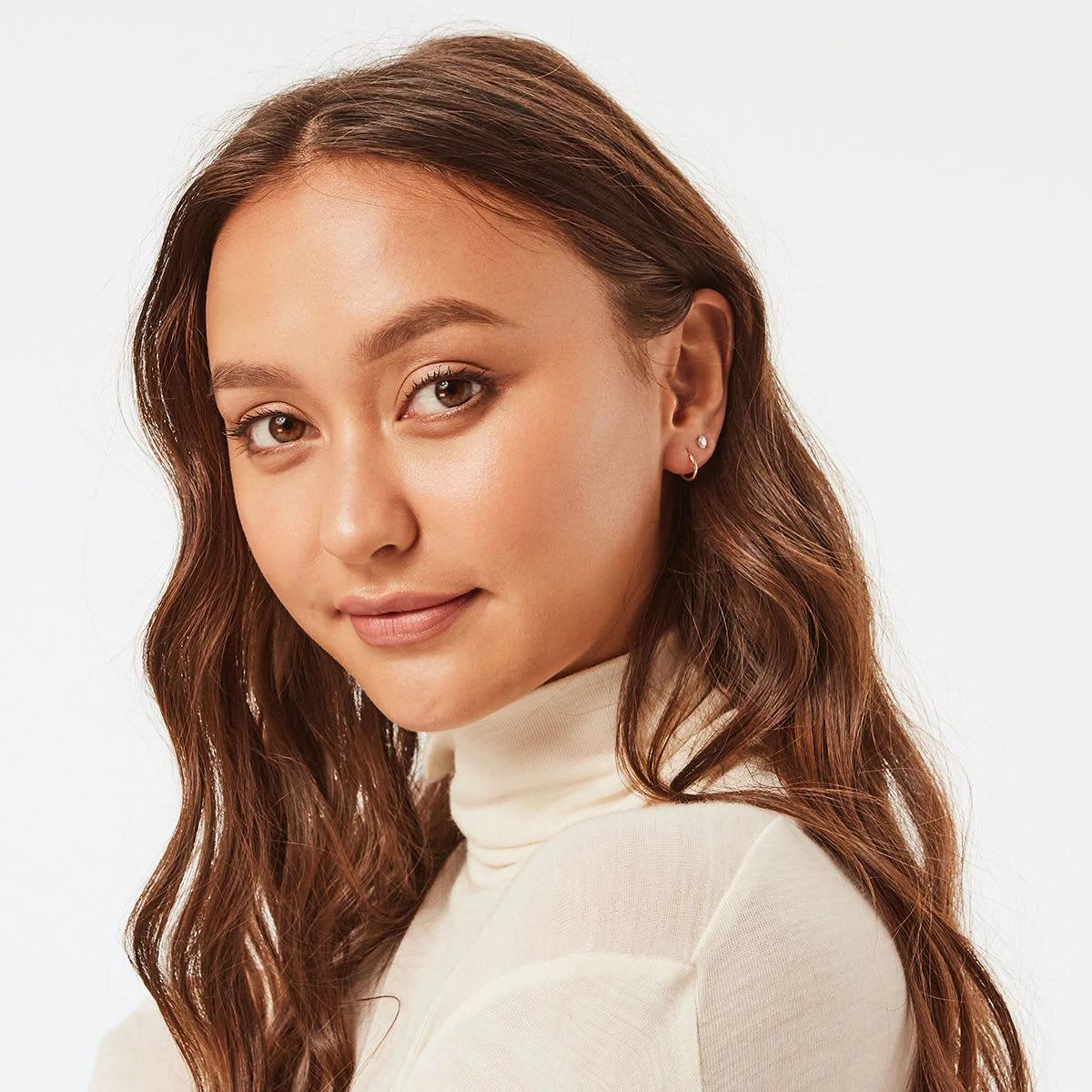 6 2 Pack Gold Plated Sterling Silver Stud and Hoop Earrings Gold, 6 of 6