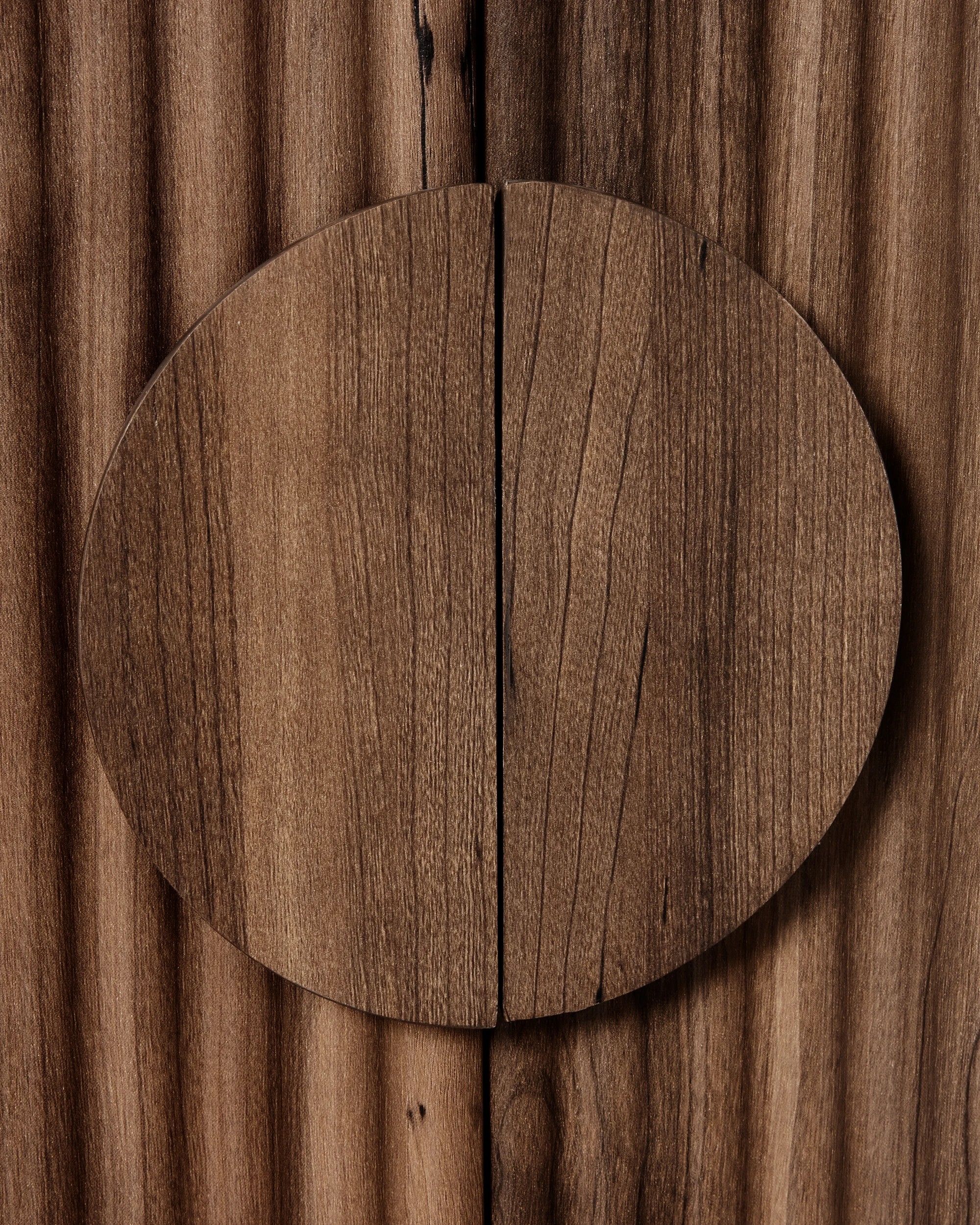 5 Ryan Wide Bookshelf with Doors - Walnut, 5 of 7