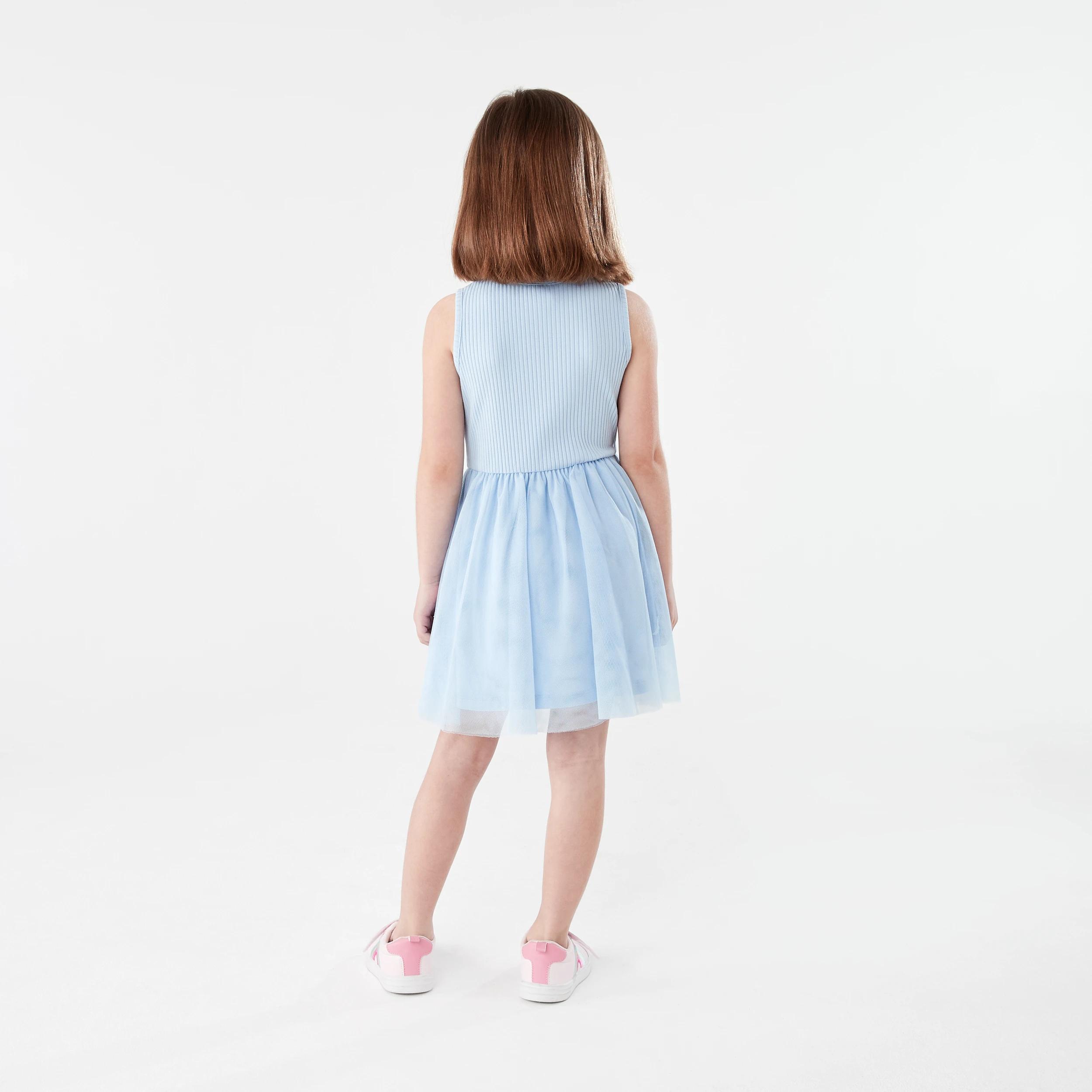7 Sleeveless Tulle Dress ICE MIST, 7 of 7