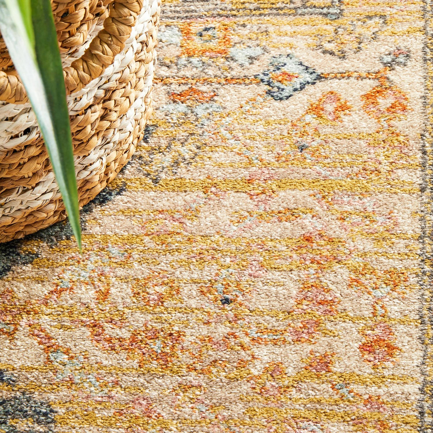 8 Common Ground Rugs Eterna 850 500x80cm - Extra Large Runner Power Loomed Pet Friendly Rug - Beige, 8 of 9