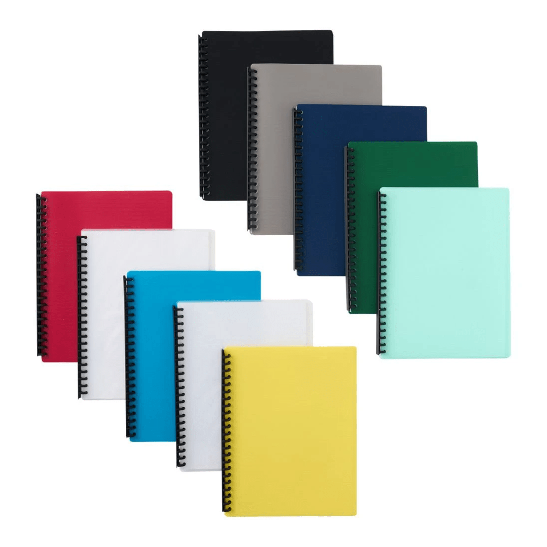 2 J.Burrows Refillable Display Book 20 Pockets Clear, 2 of 4