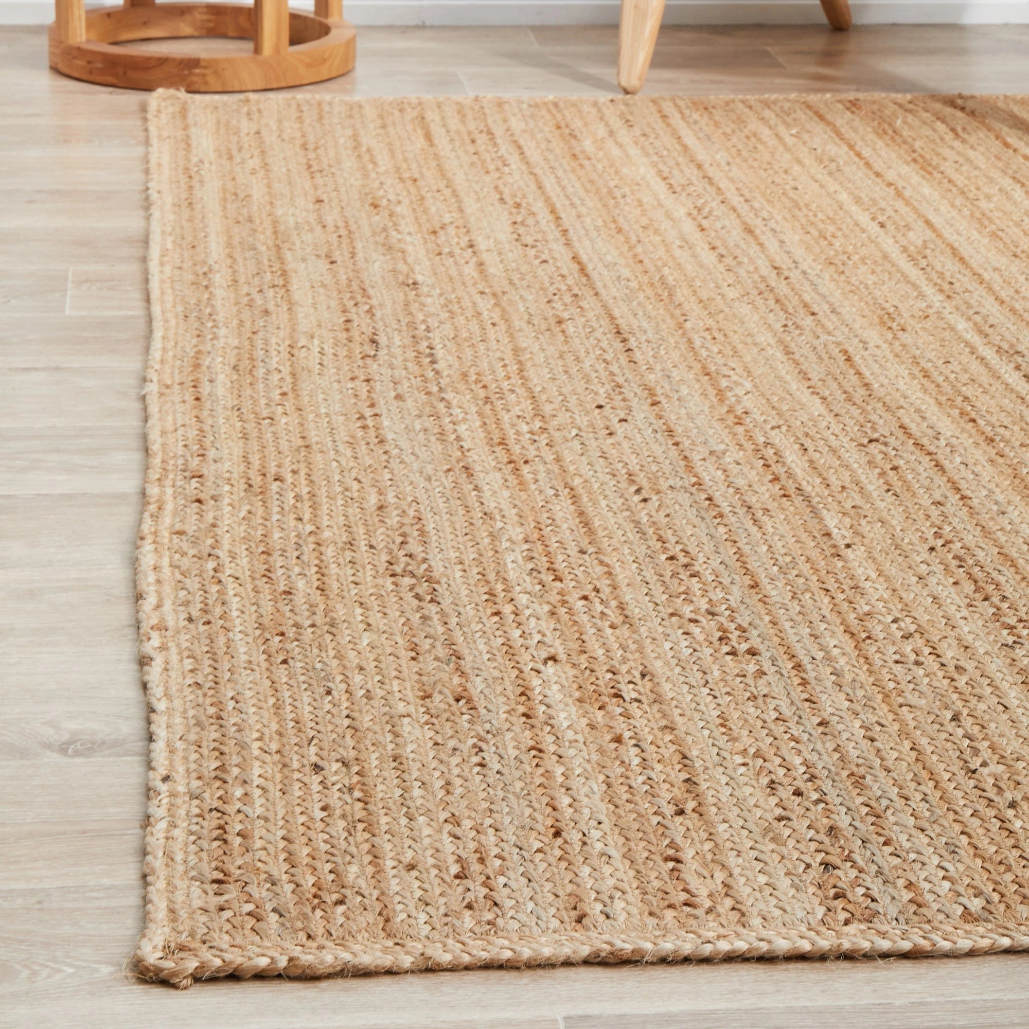 3 Common Ground Rugs Shoreline 220x150cm - Medium Jute Rug - Natural, 3 of 10