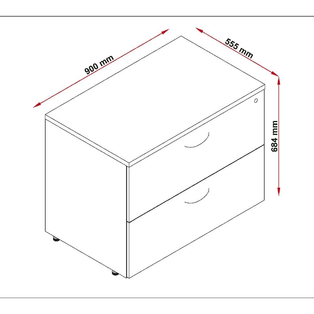 4 Ashton 2 Drawer Semi Assembled Lateral Filing Cabinet Cabinets Filing Drawer Cabinets, 4 of 6