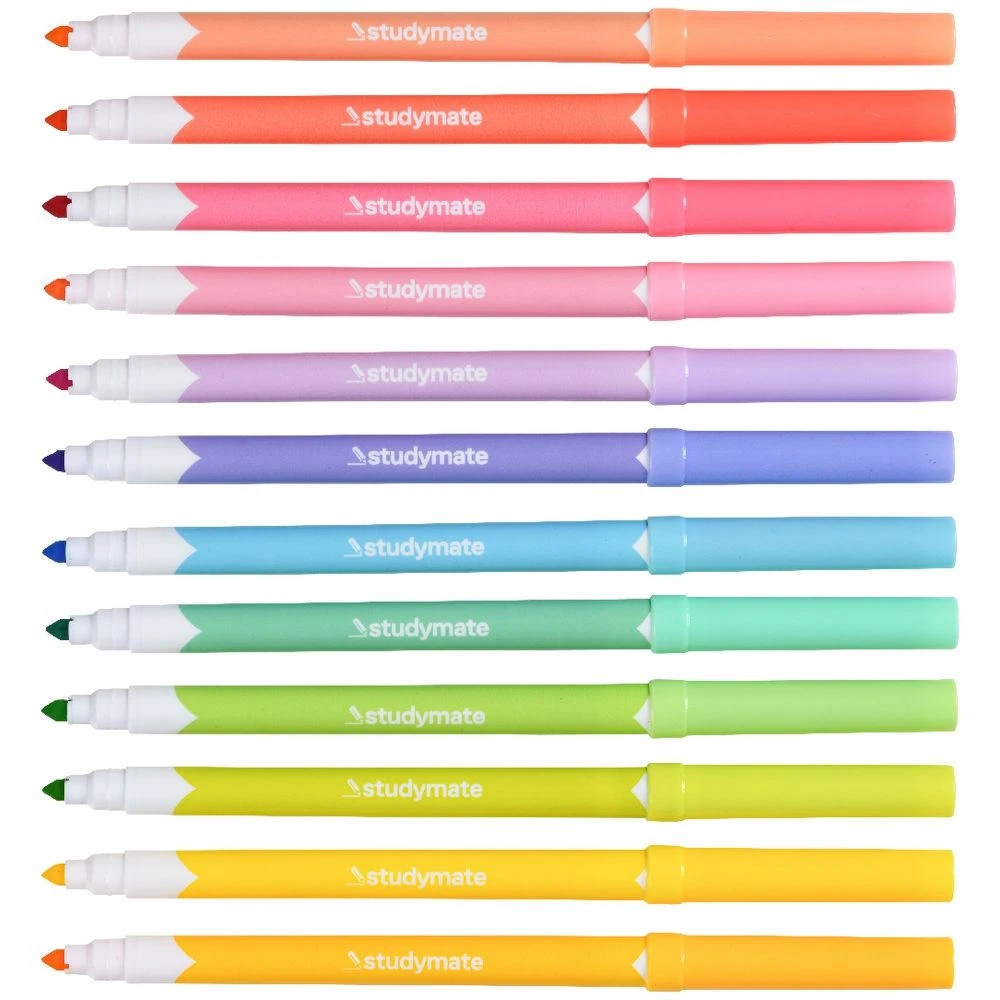 3 Studymate Pastel Markers 12 Pack, 3 of 4