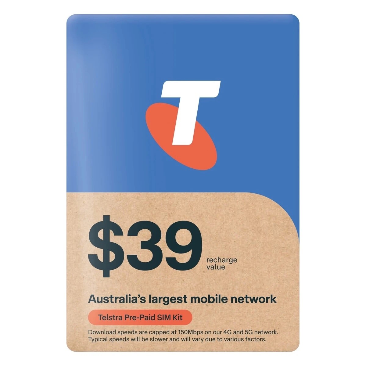 1 Telstra $39 Prepaid SIM Kit