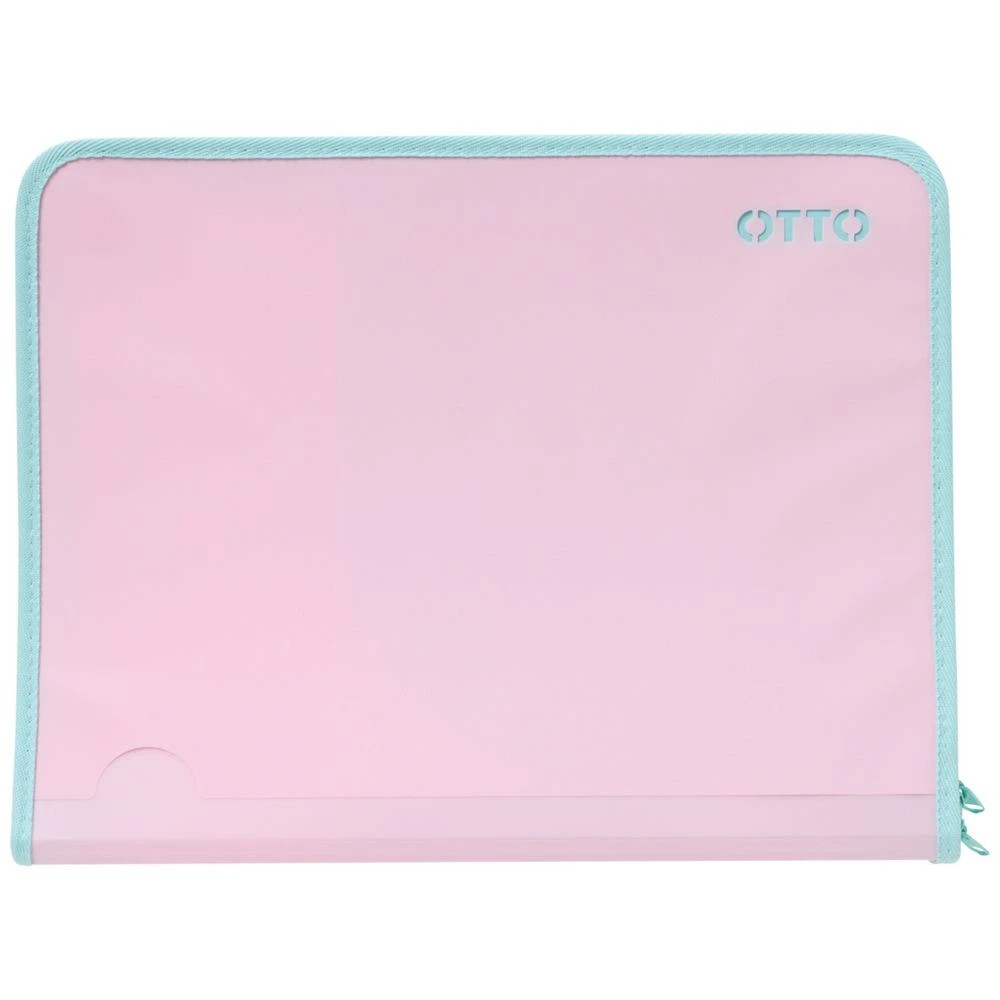 2 Otto A4 2 D-Ring Zipper Binder Pink, 2 of 5
