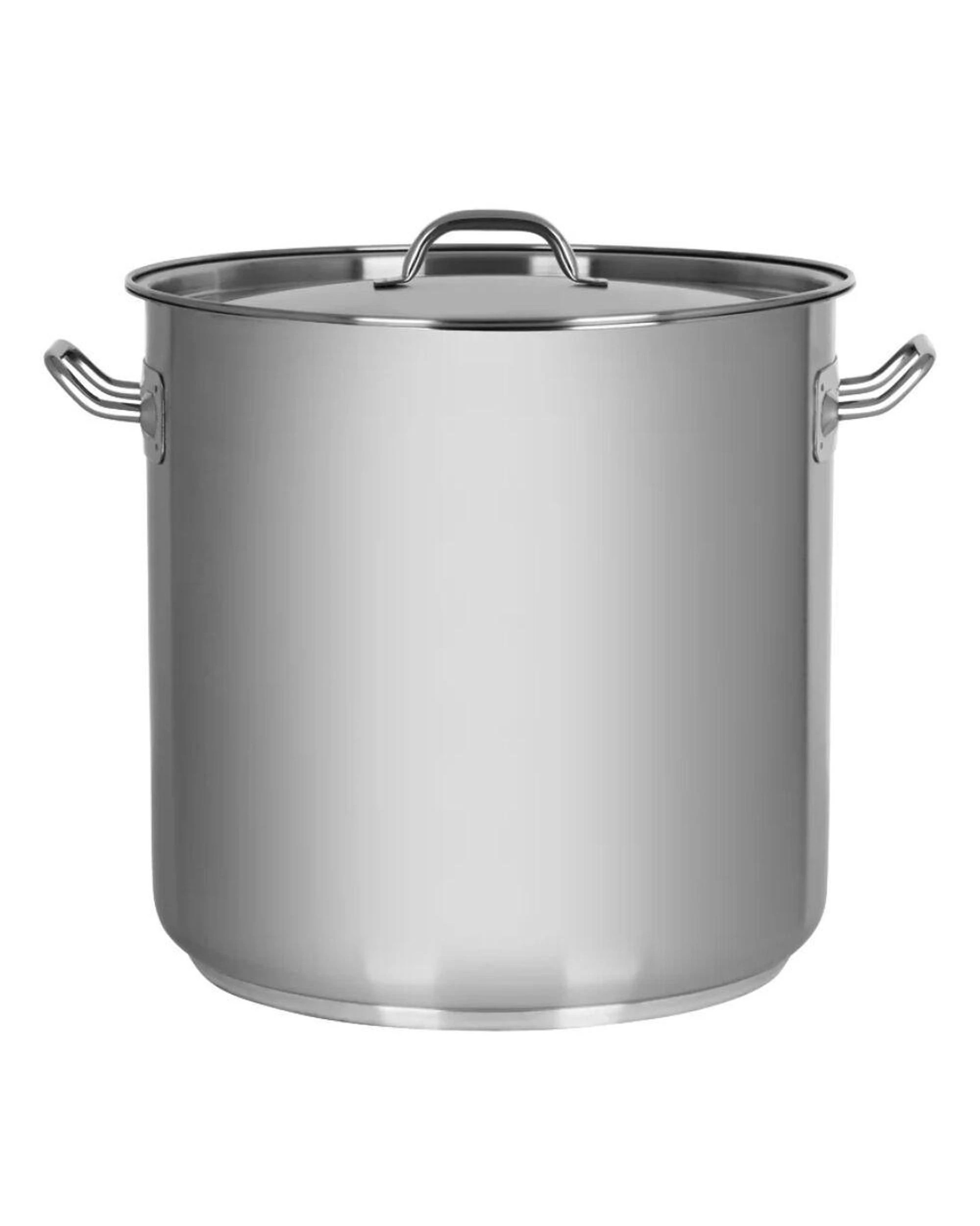 1 Chef Inox Elite Stockpot with Lid 320x320mm  25.5L  Stainless Steel, 1 of 1
