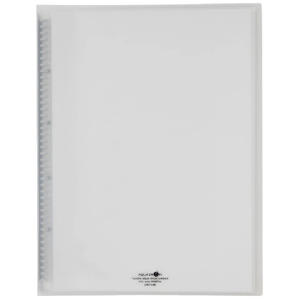 2 Aqua Drops Display Book A3 15 Pocket Refillable Clear, 2 of 3