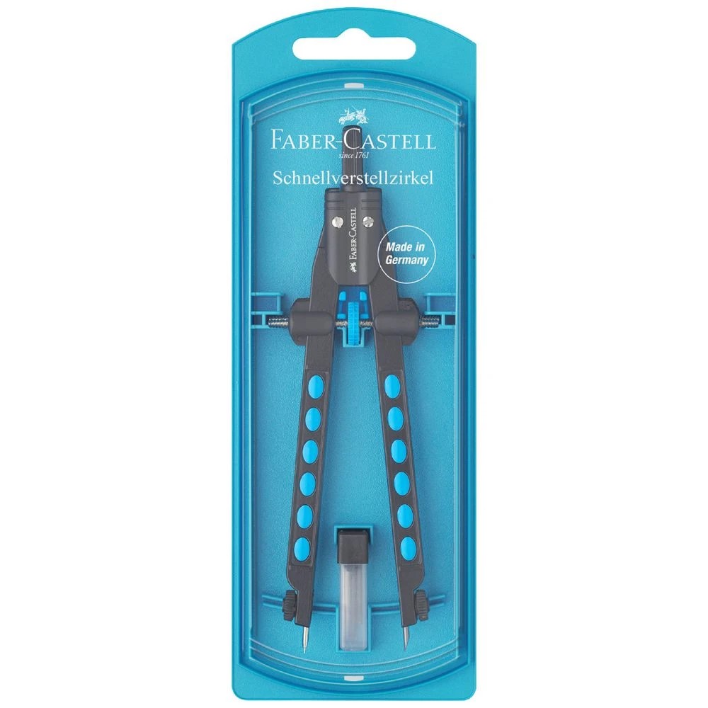 1 Faber-Castell Quick Set Compass Blue, 1 of 2