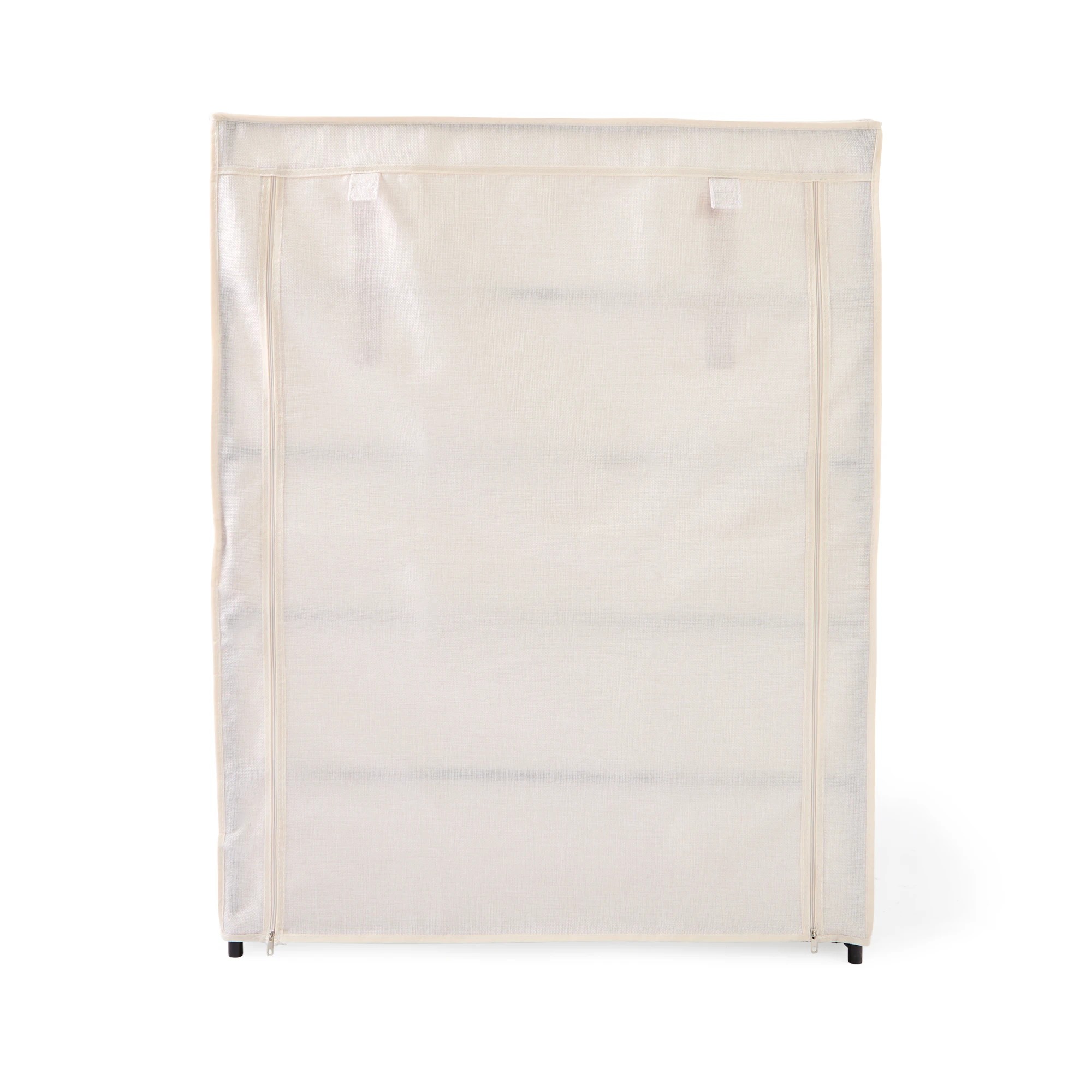5 Linen Look Covered Shoe Rack, 5 of 10
