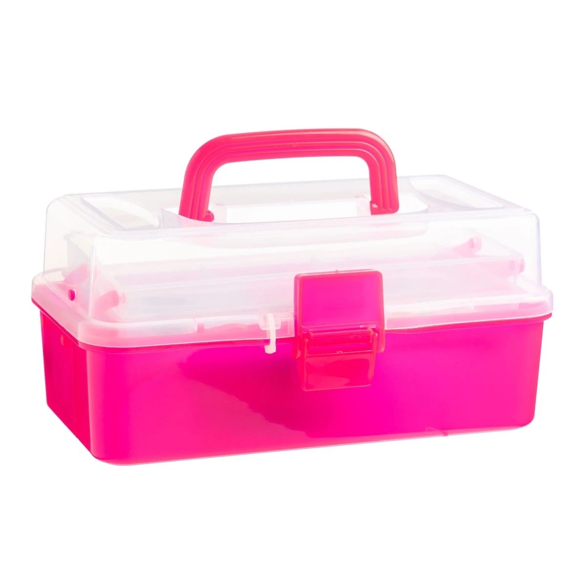 3 Jarvis Walker Kids Mega Fishing Tackle Box - Pink, 3 of 5
