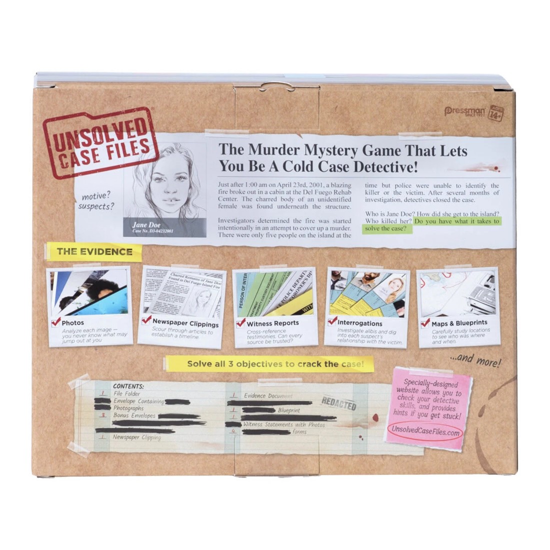 6 Unsolved Case Files - Assorted, 6 of 6