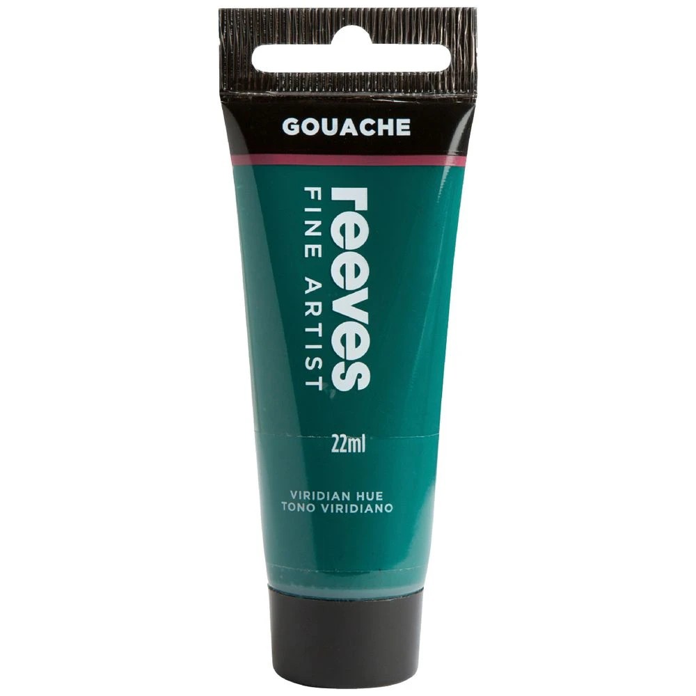 1 Reeves Gouache Paint 22mL Veridian Blue, 1 of 1