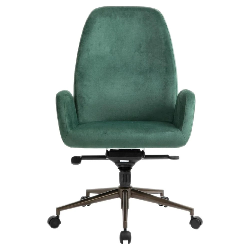 3 Lindenberg Chair Velvet Green Ergonomic Chairs and Desk Chairs, 3 of 10