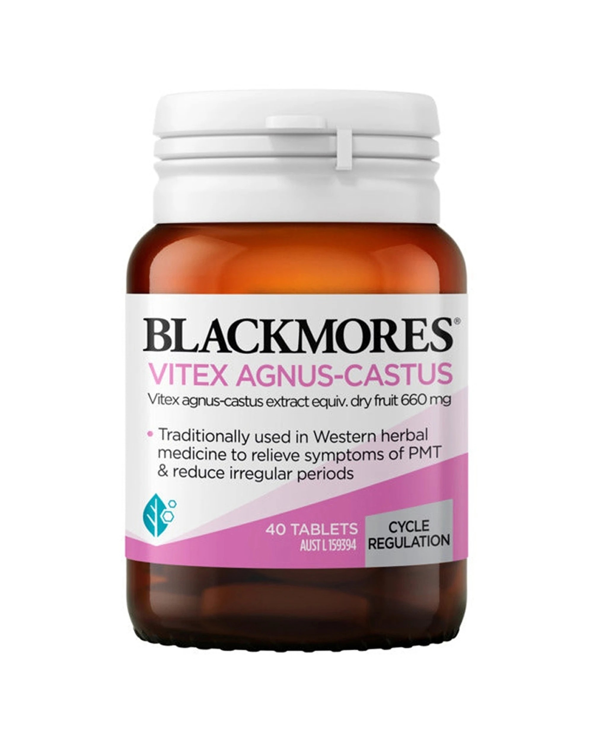 1 Blackmores 40pc Vitex Agnus Castus Tablets Relieves PMS & Regulates Cycle, 1 of 7