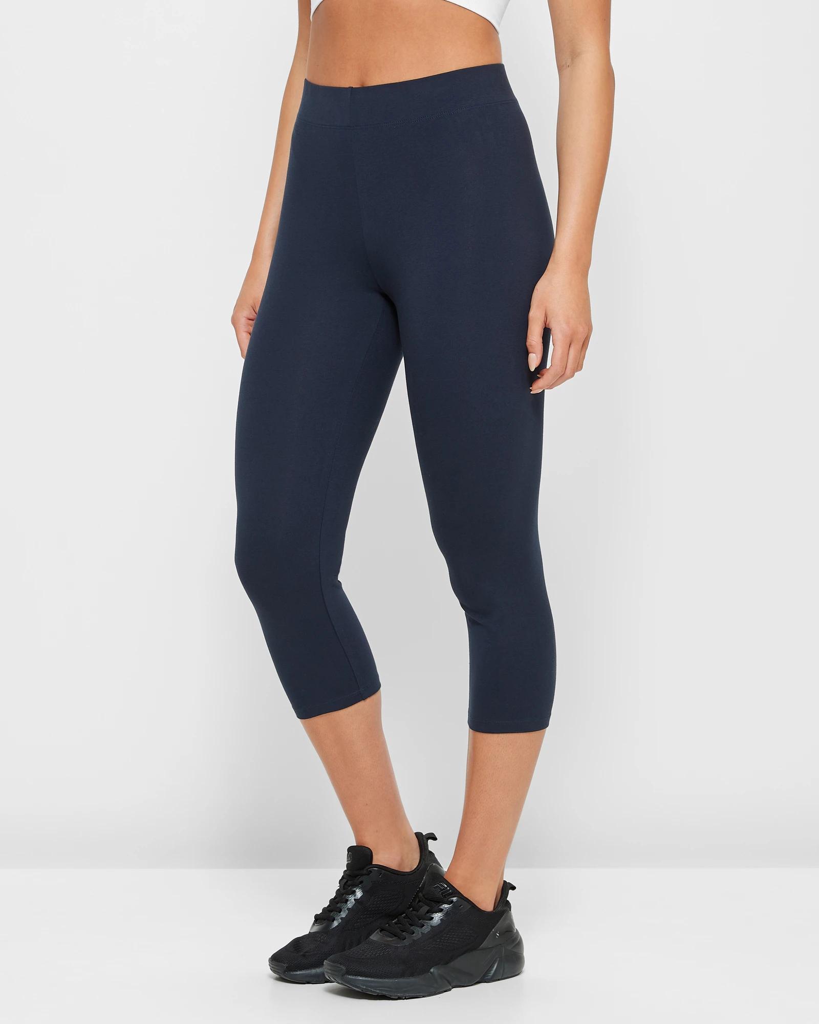 3 Target Active 3/4 Length Leggings NAVY BLUE, 3 of 5